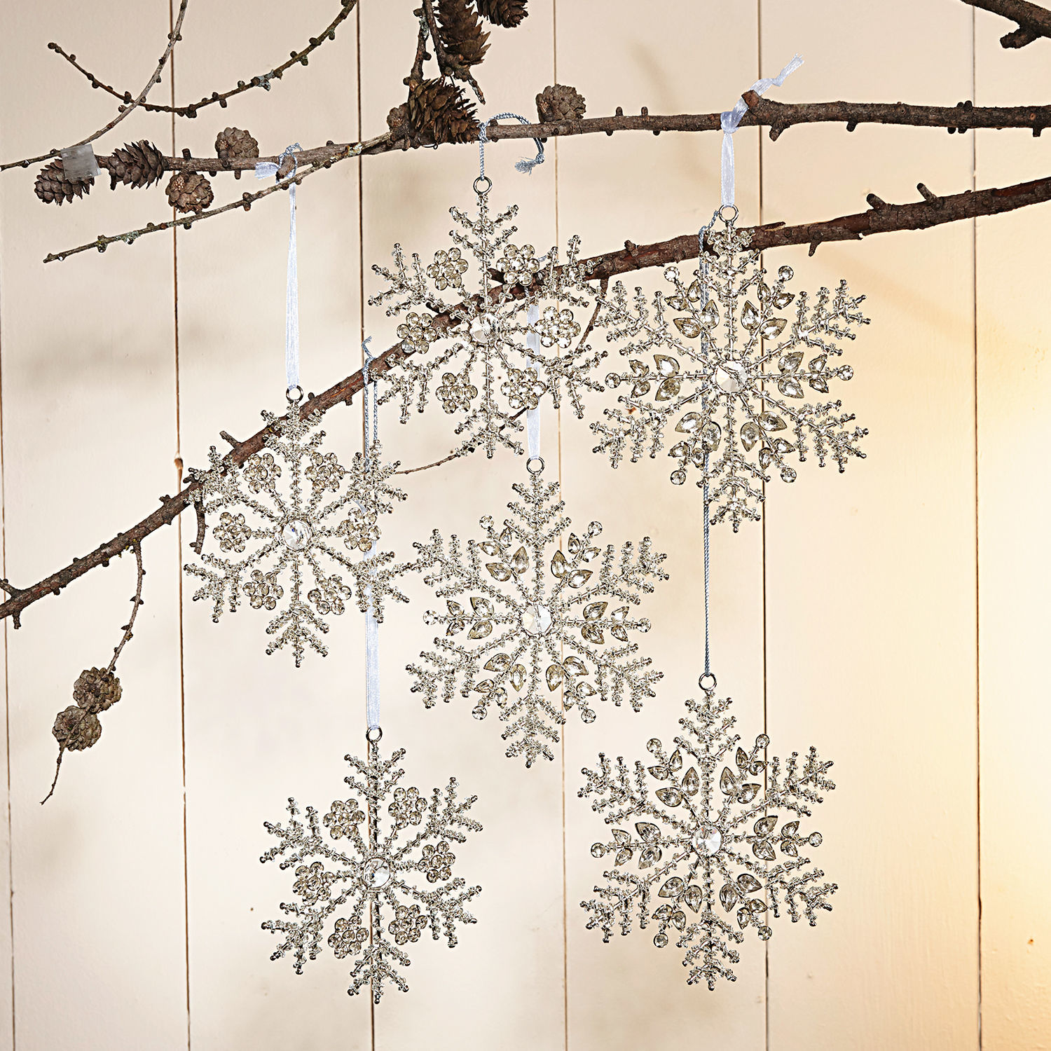 Set de 6 adornos navideños Lisette