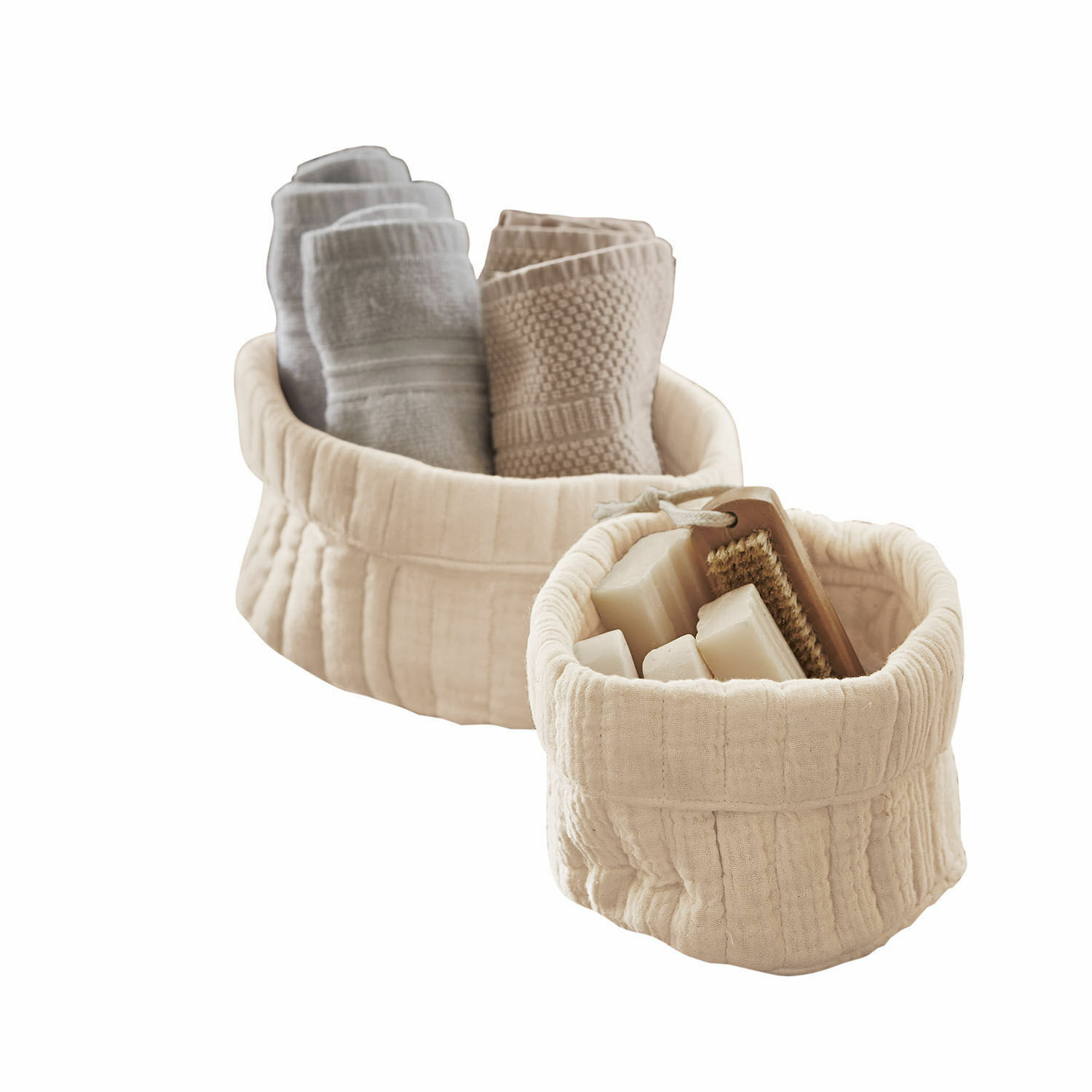 Set de 2 cestas Huillé