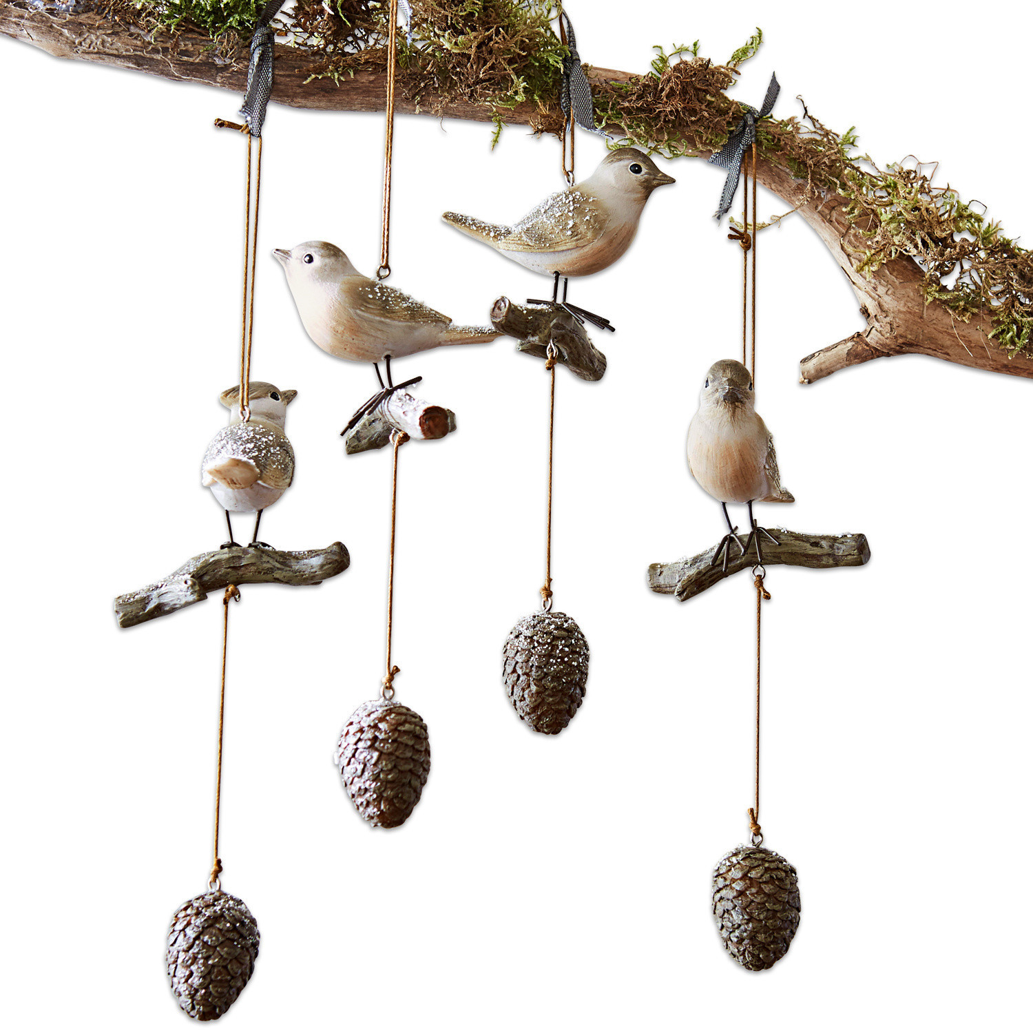 Set de 4 pájaros Vianne