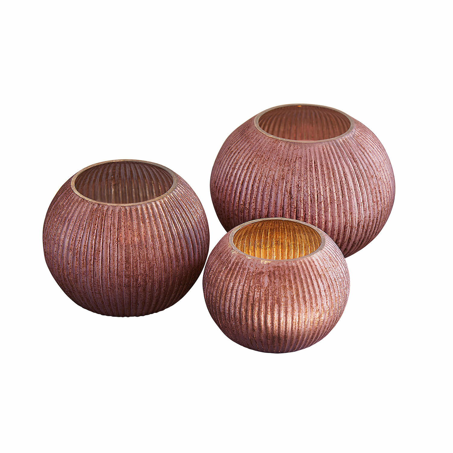 Set de 3 portavelas Jalimeen