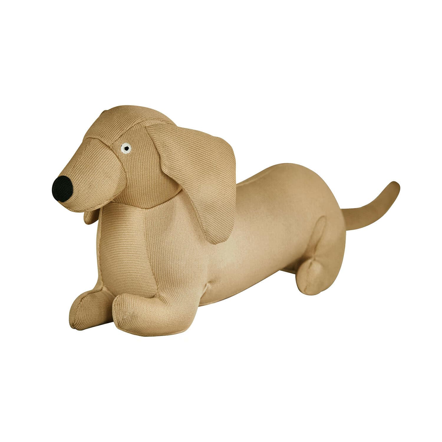 Juguete para mascotas Brisette Perrito salchicha de peluche beige de material suave, decoración y juguete infantil