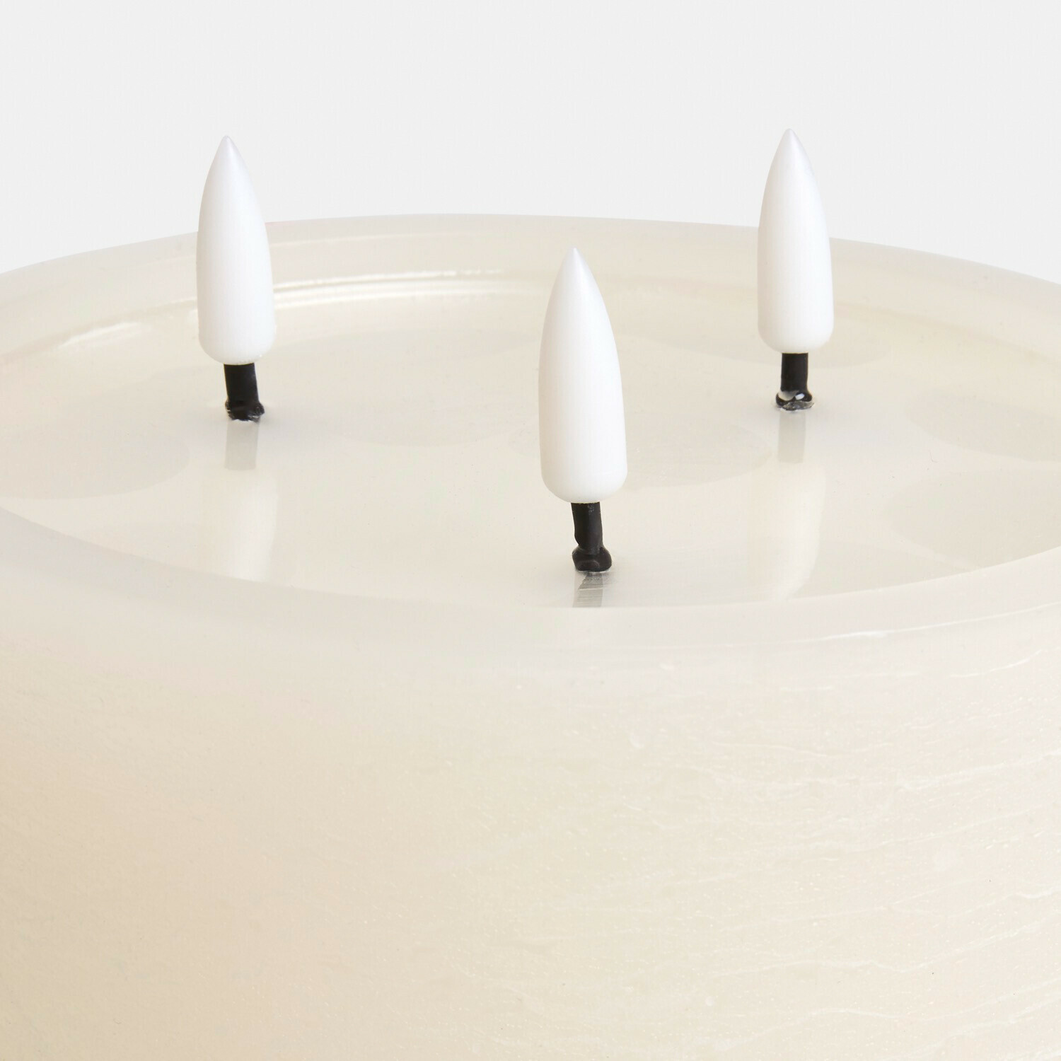 Set de 4 velas LED cilíndricas Chelun