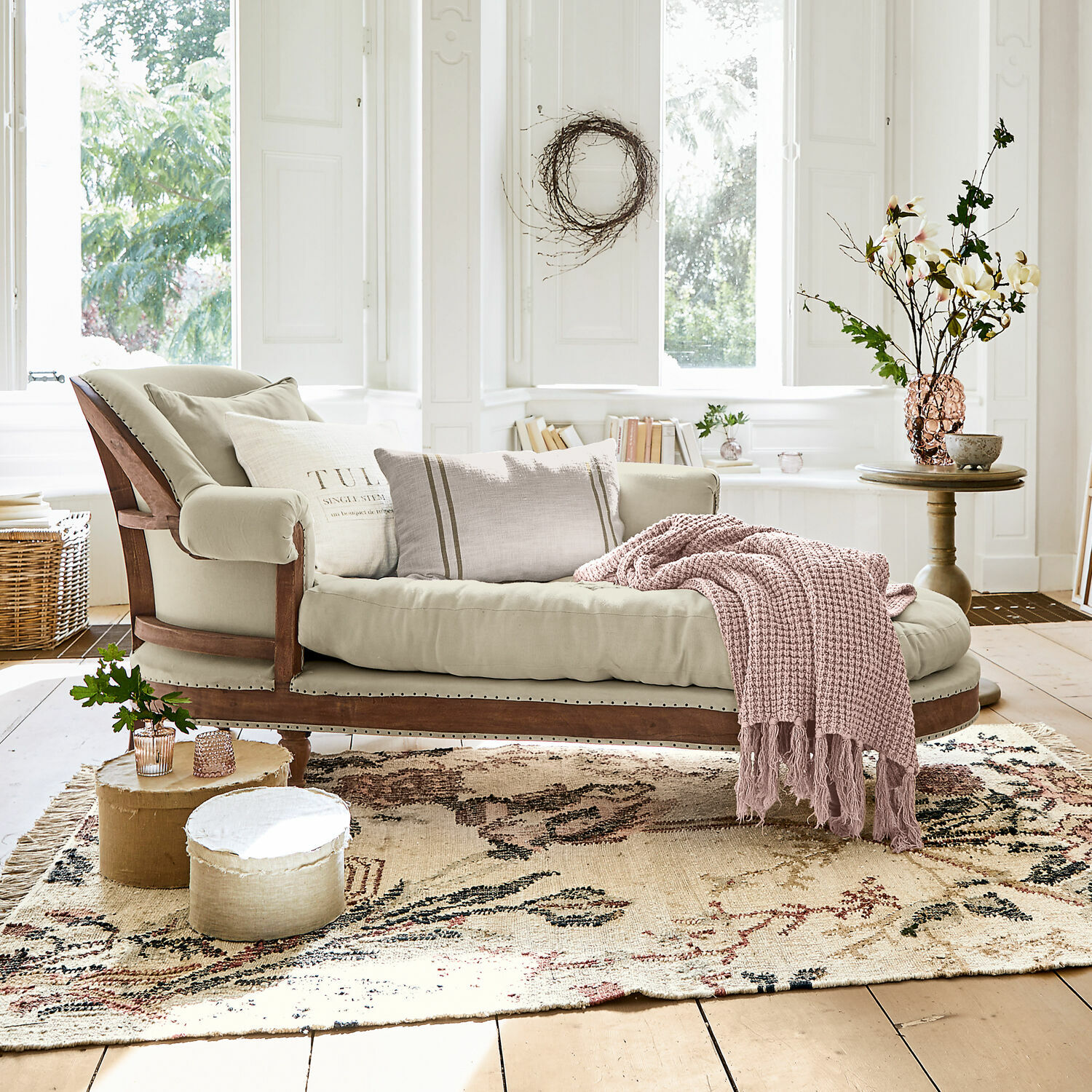 Chaise longue Queyranne