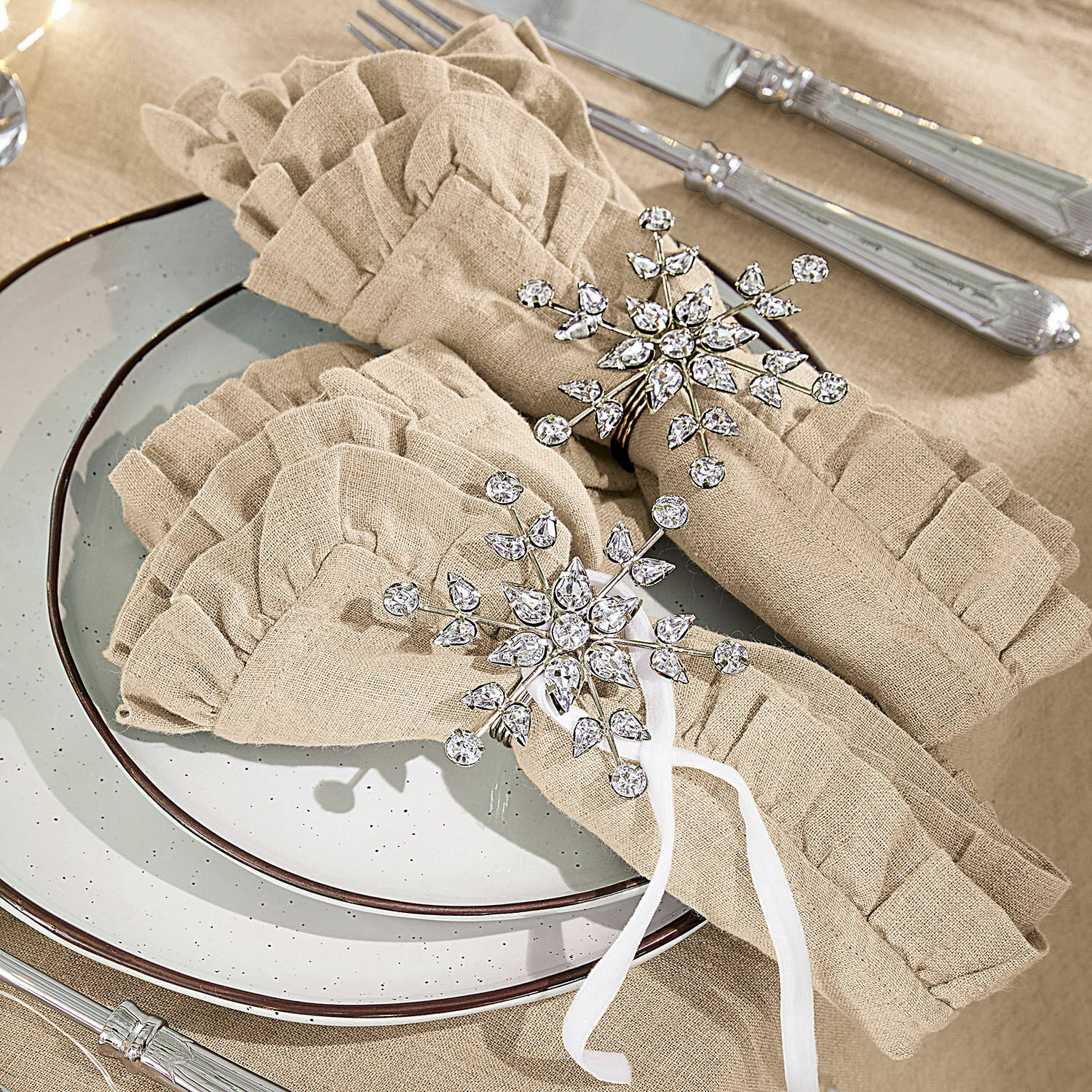 Set de 2 servilletas Senja