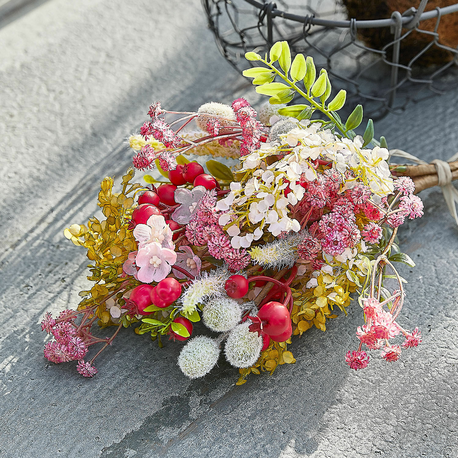 Set de 2 ramos de flores decorativos Selivane