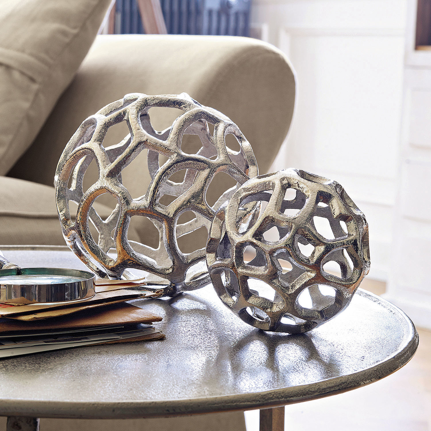 Set de 2 objetos decorativos Venay