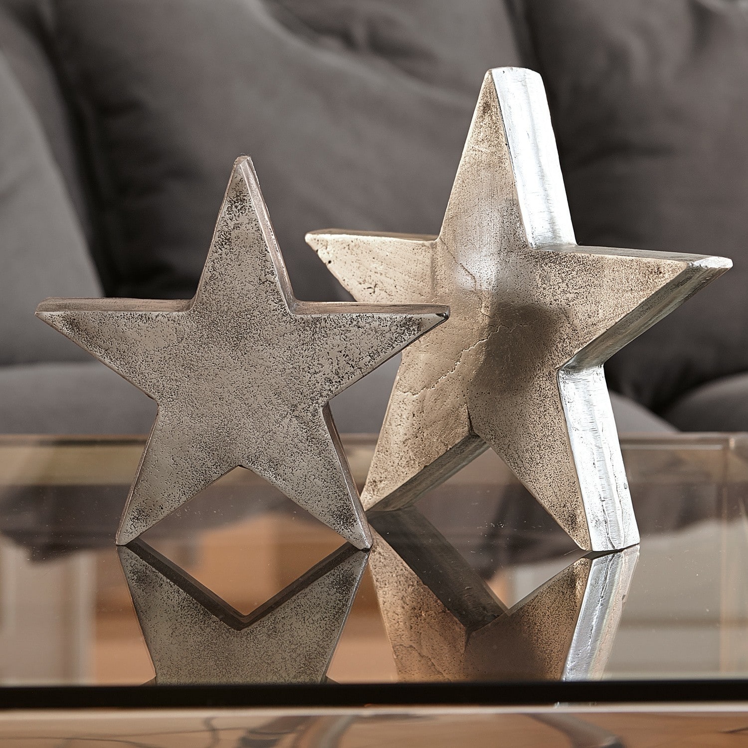 Set de 2 estrellas decorativas Big Star