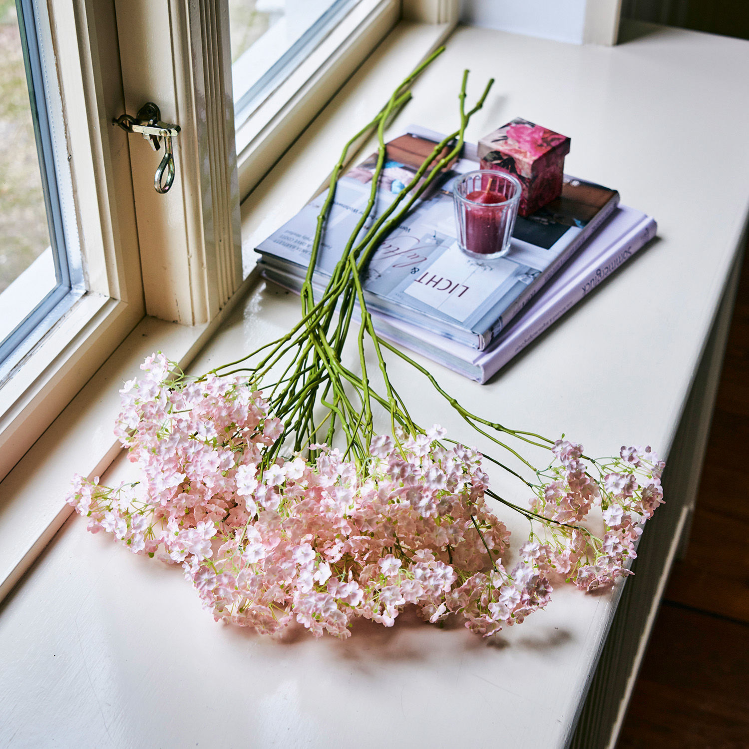 Set de 4 flores decorativas Calanthe