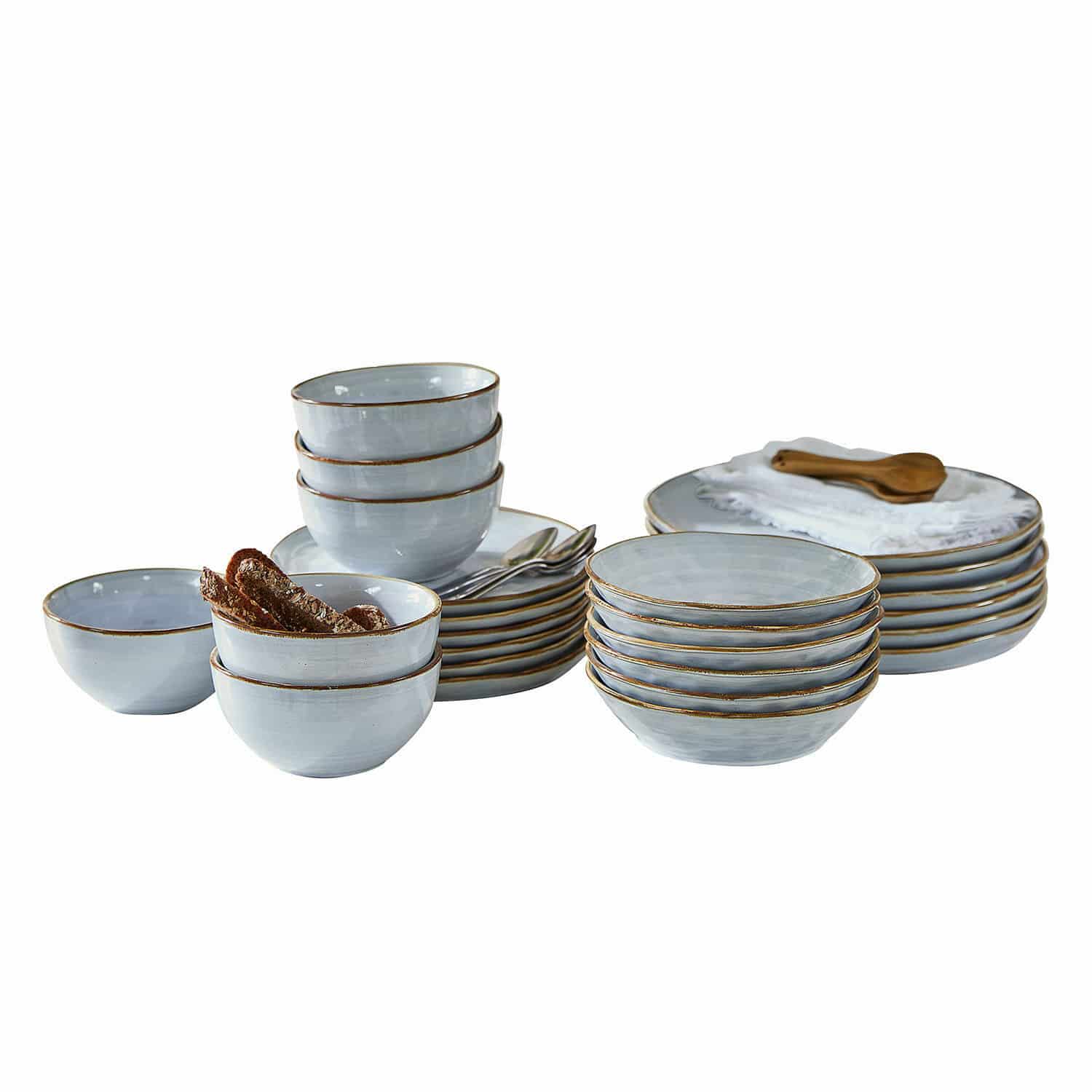 Set de 24 piezas de vajilla Veena