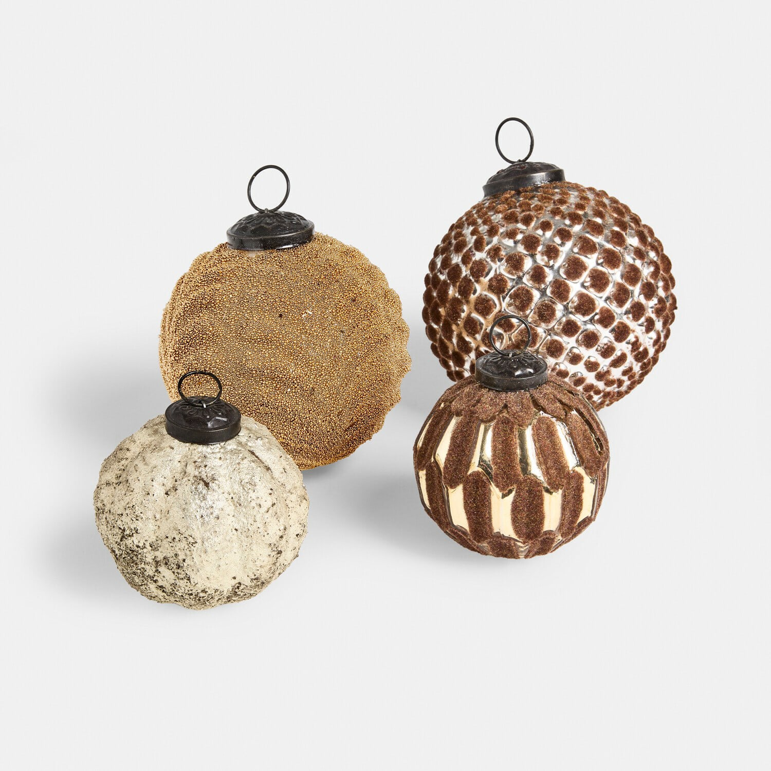 Set de 4 bolas de Navidad Tamarun