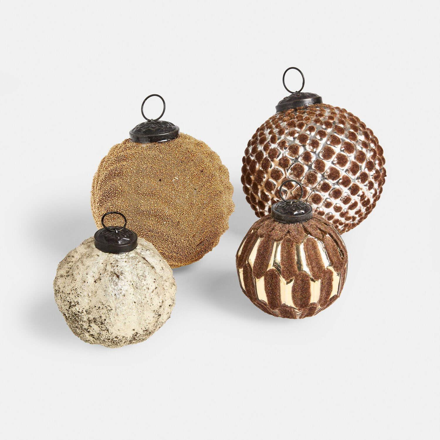 Set de 4 bolas de Navidad Tamarun