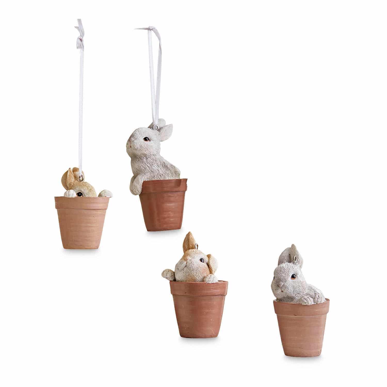 Set de 4 colgantes Satine