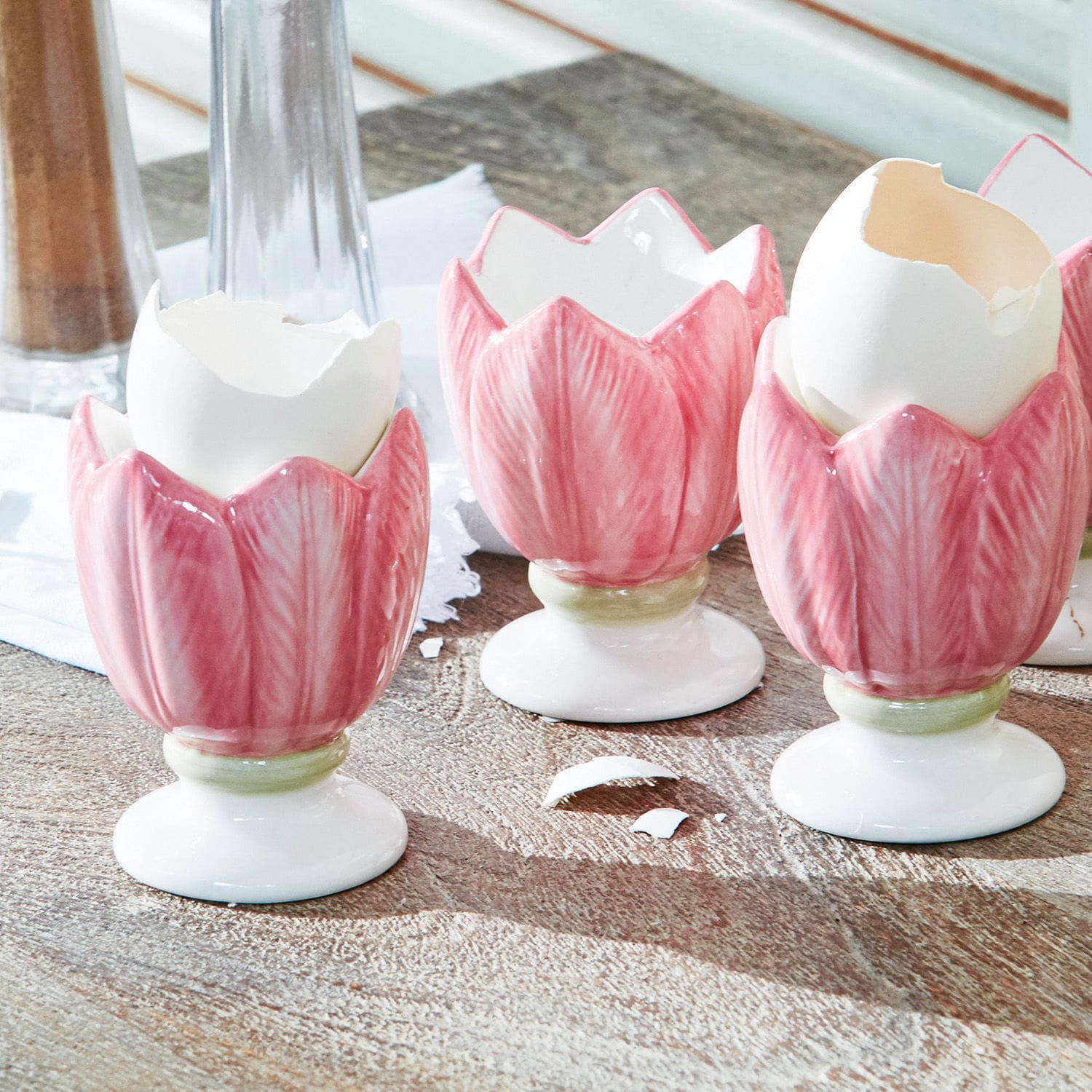 Set de 4 hueveras Mireille