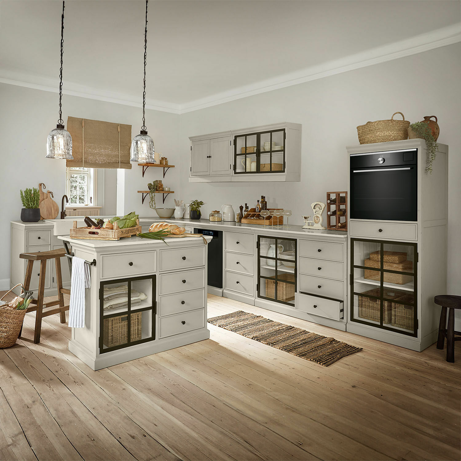 Set de 5 muebles de cocina Orlévine