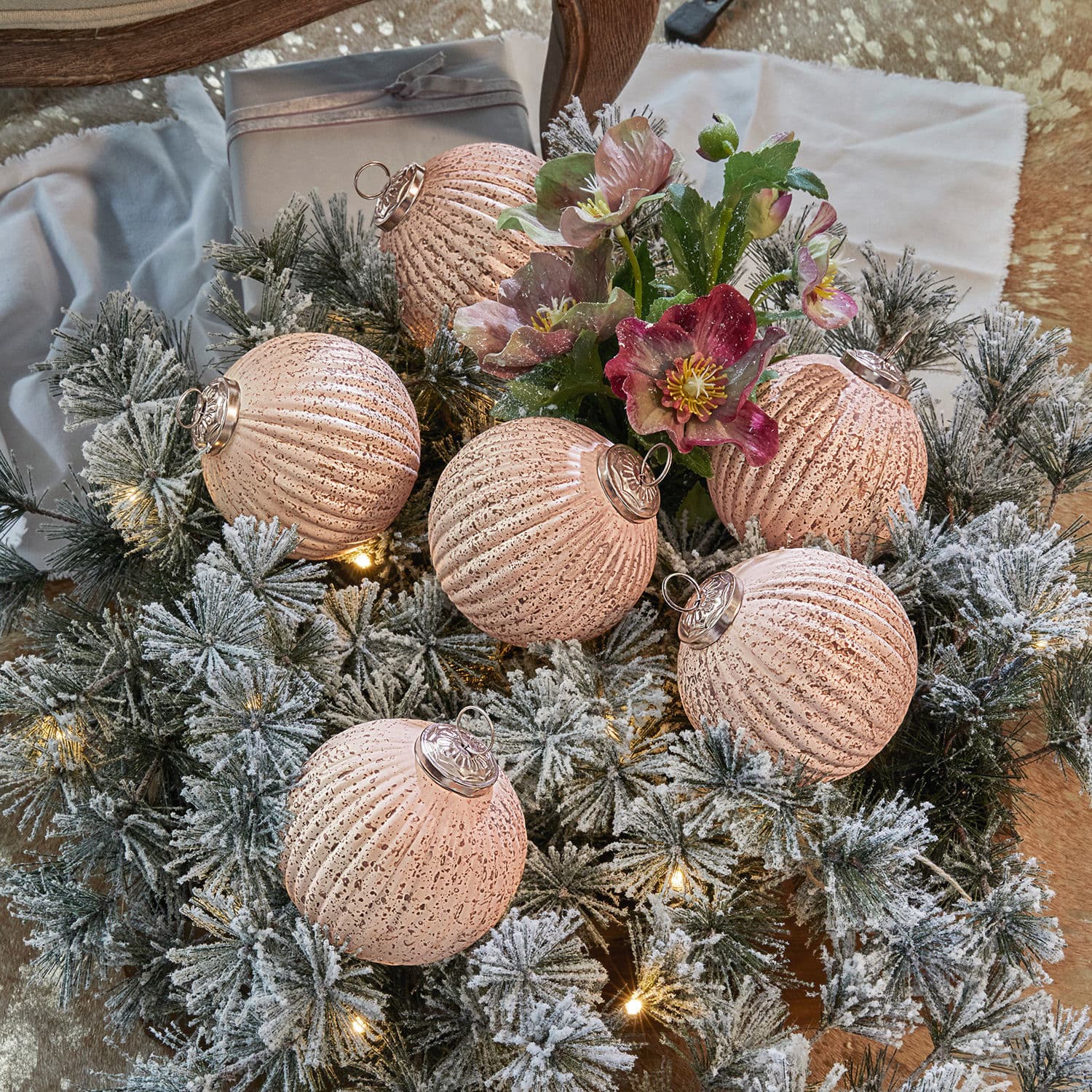 Set de 6 adornos navideños Mane