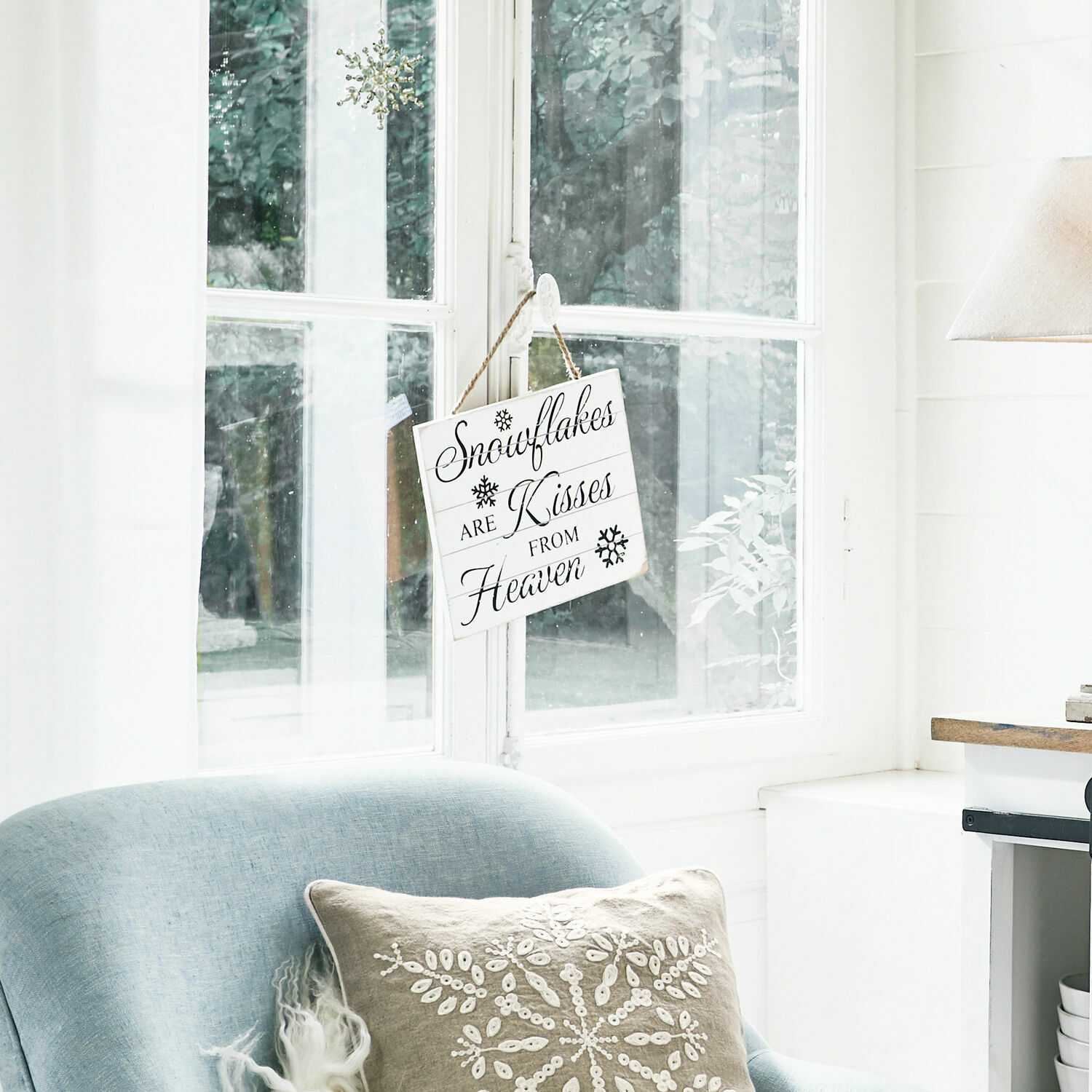 Tablero decorativo Snowflakes