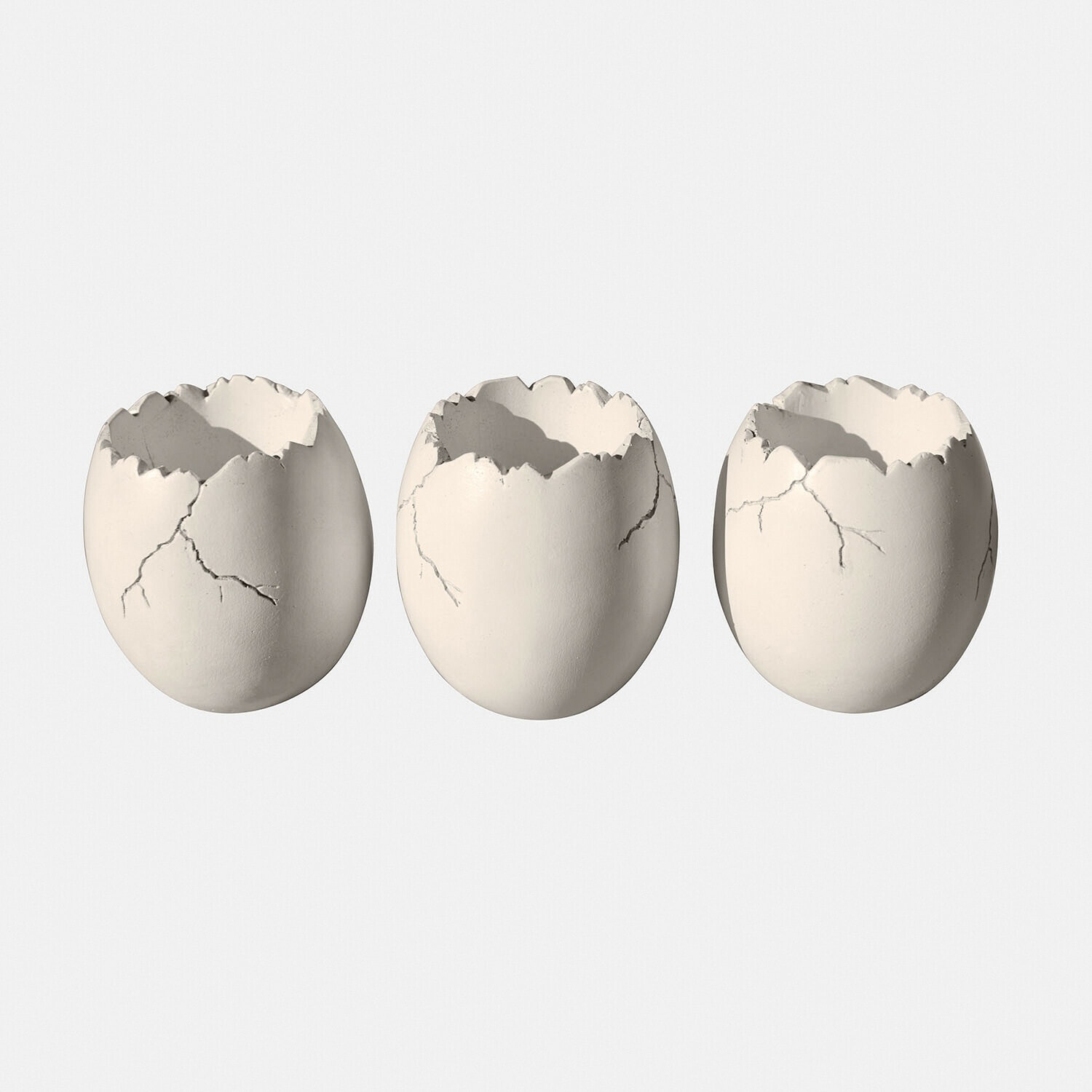 Set de 3 huevos decorativos Waverlye