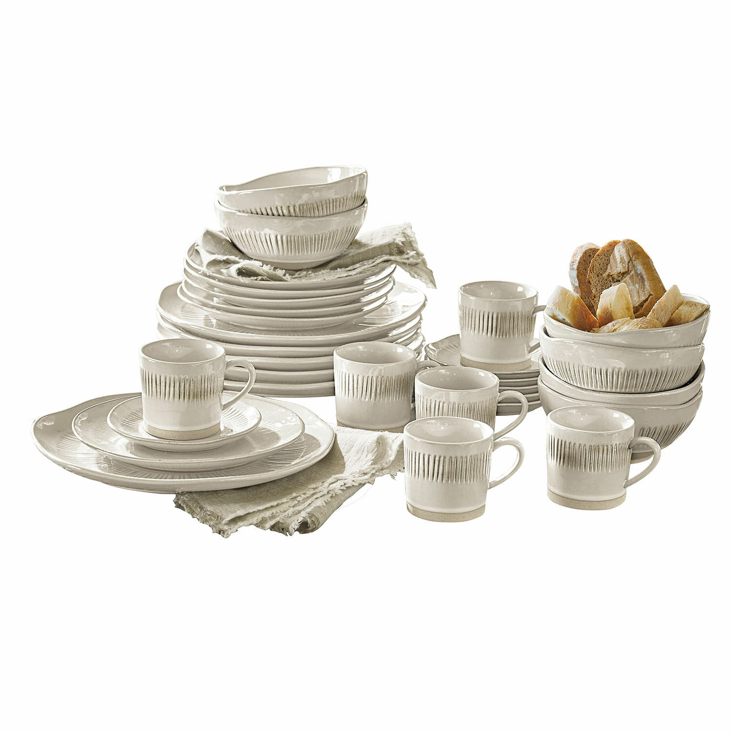 Set de 30 piezas de vajilla Périers