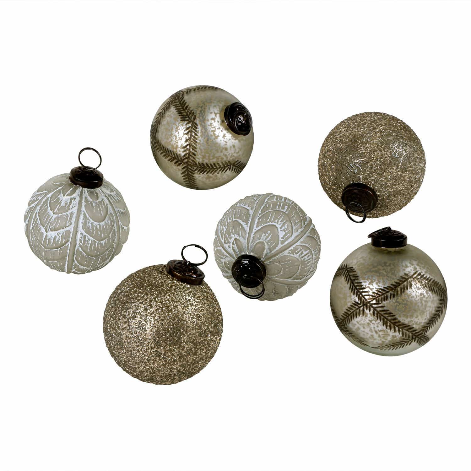 Set de 6 bolas de Navidad Hélisande