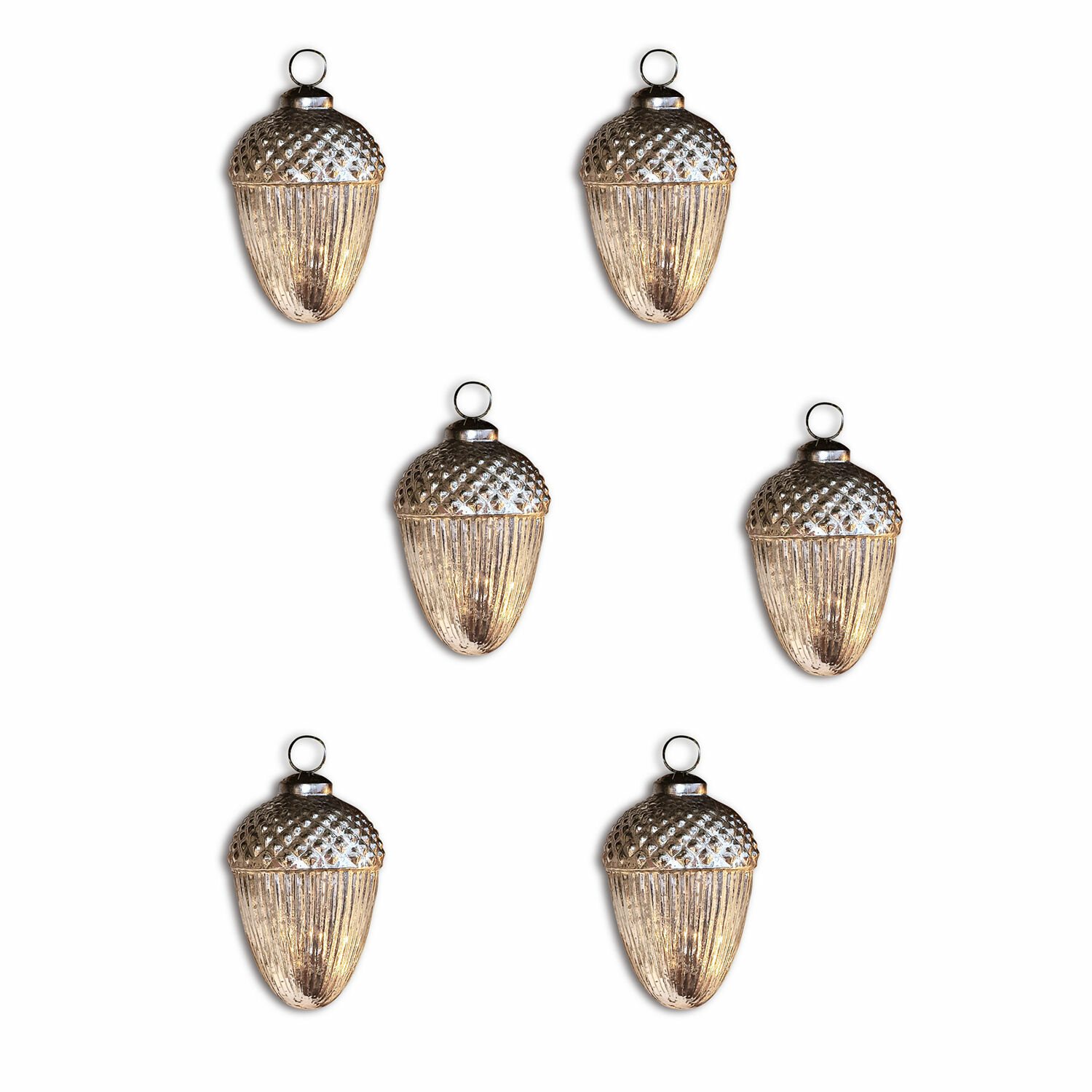 Set de 6 adornos navideños Gland