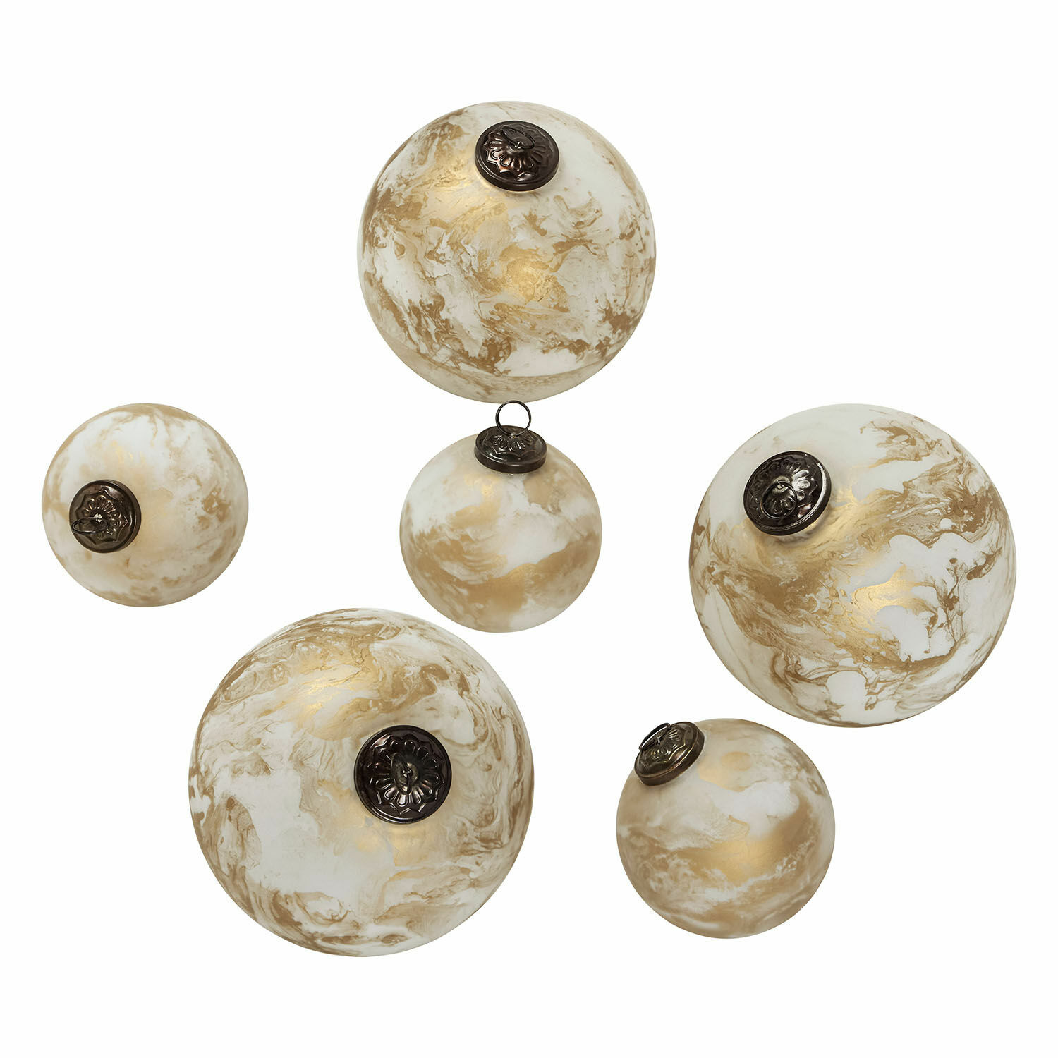 Set de 6 bolas de Navidad Nymeria