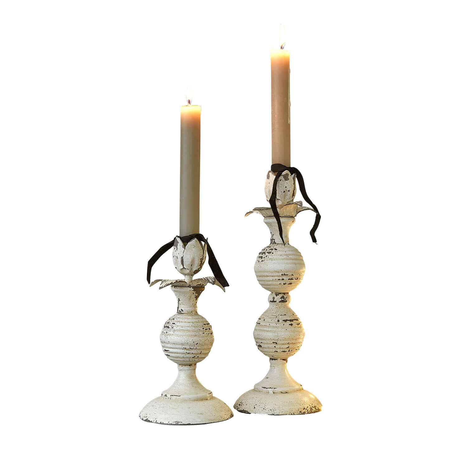 Set de 2 candeleros Soliras
