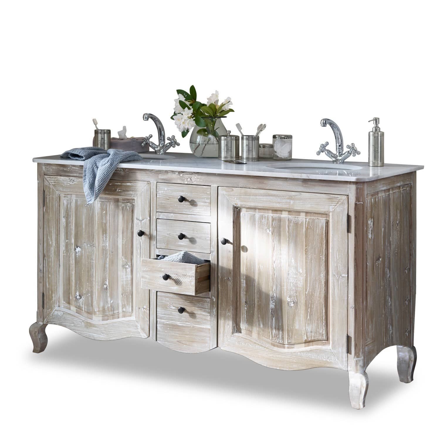 Mueble de lavabo doble Herrick Mueble de lavabo doble Herrick
