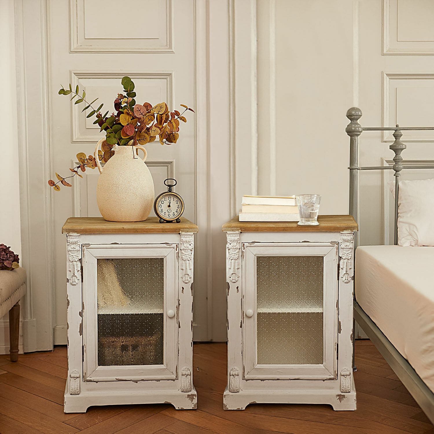 Set de 2 mesillas de noche Arette