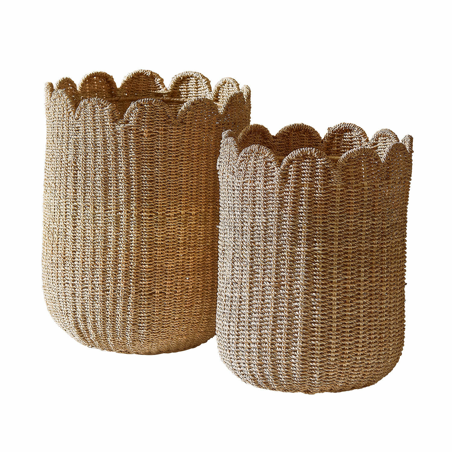 Set de 2 cestas Velourette