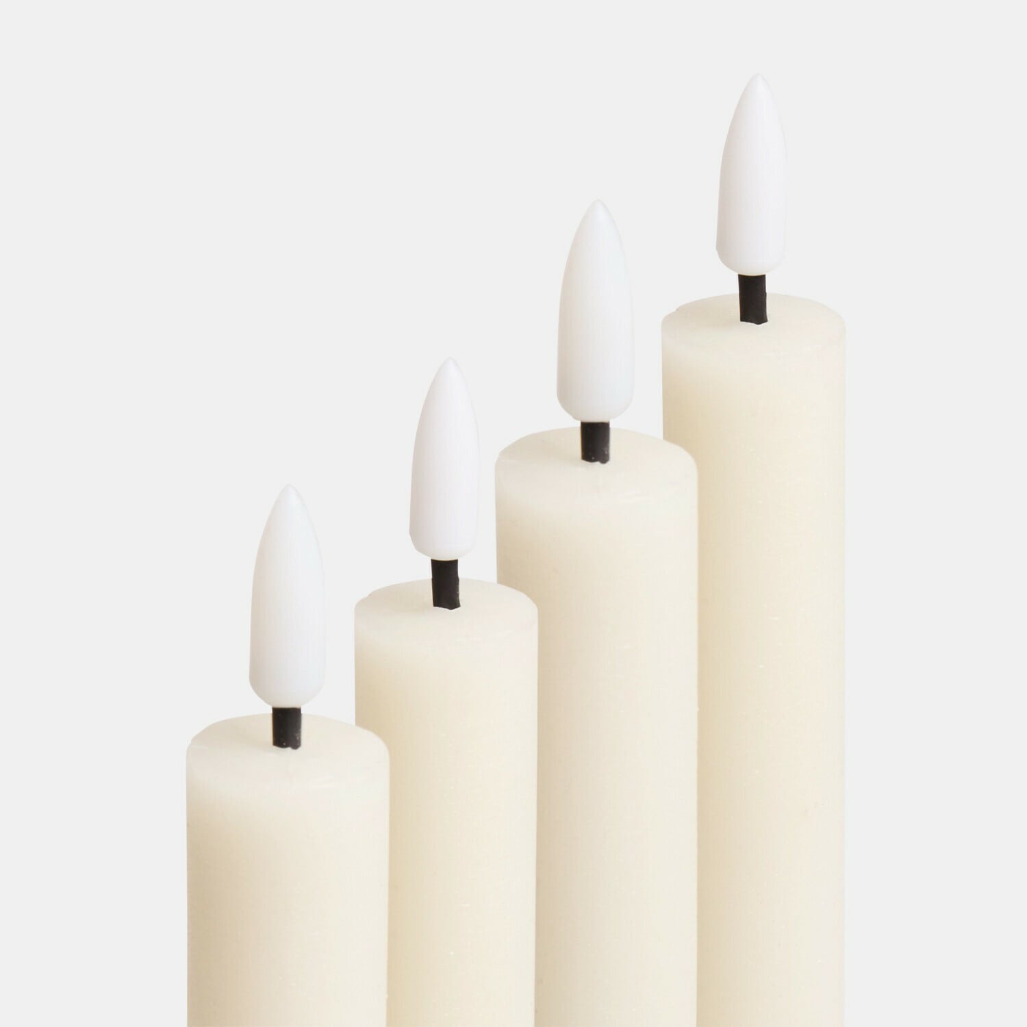 Set de 4 velas LED alargadas Eldsora