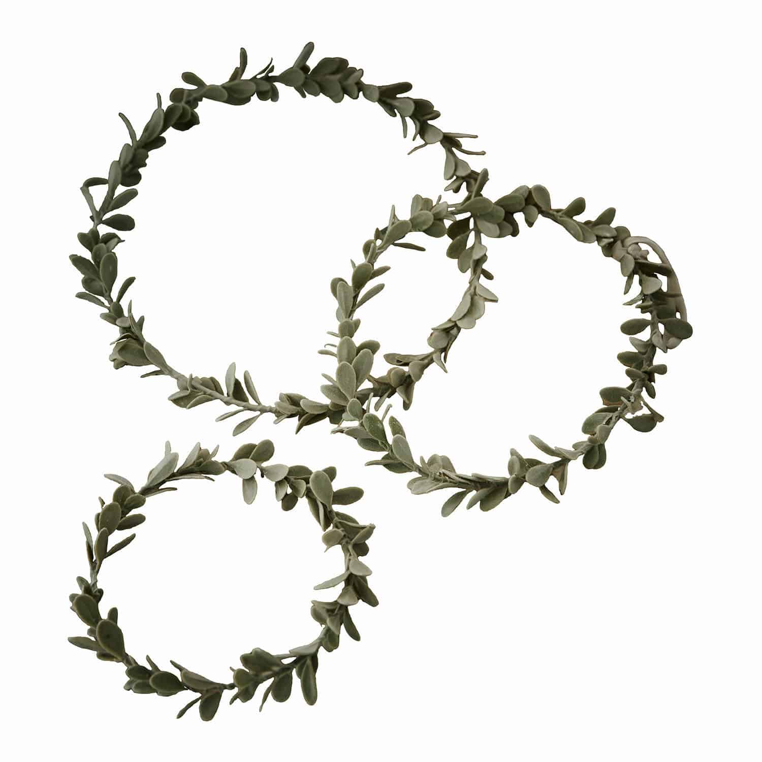 Set de 3 coronas Carivela