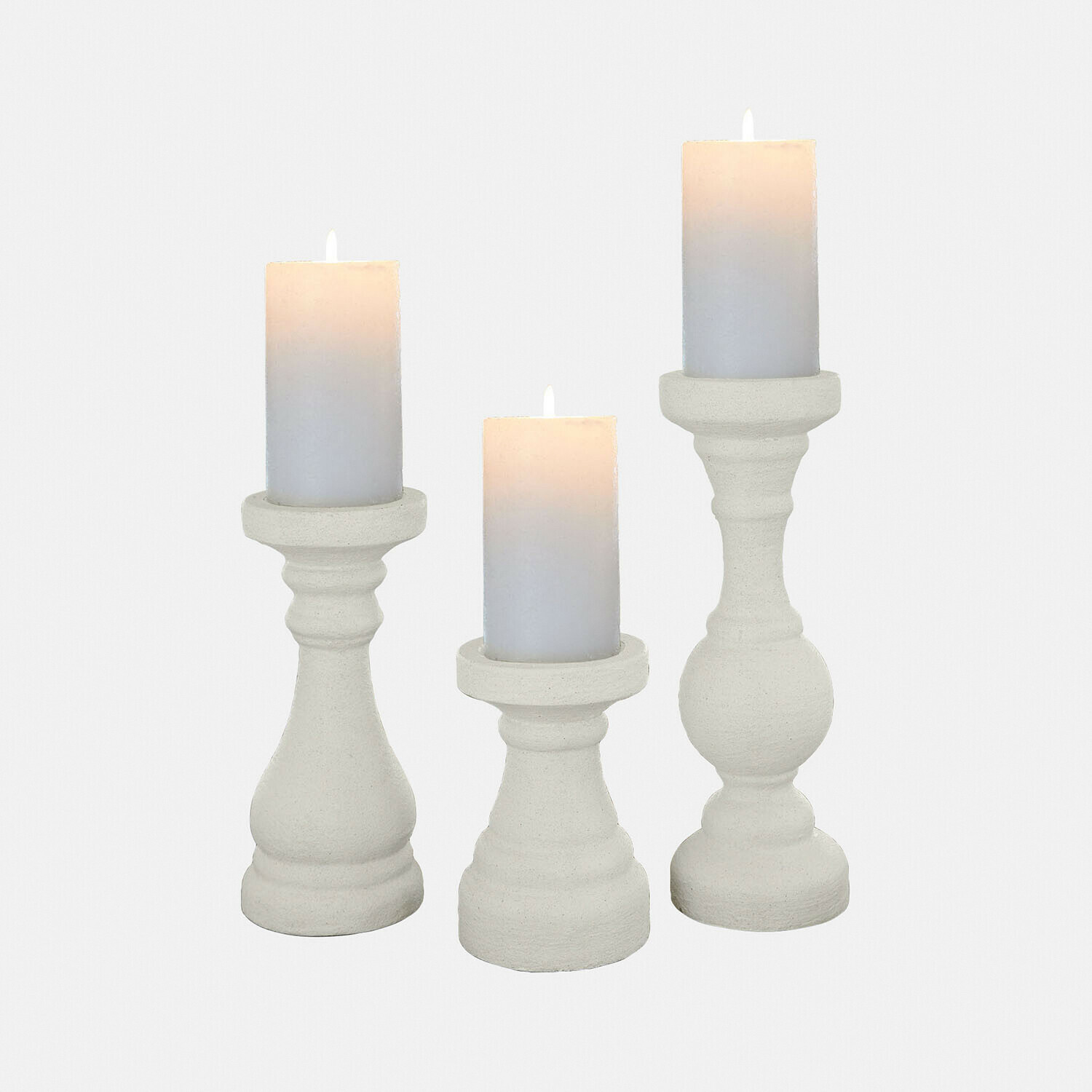 Set de 3 candeleros Quenlivre