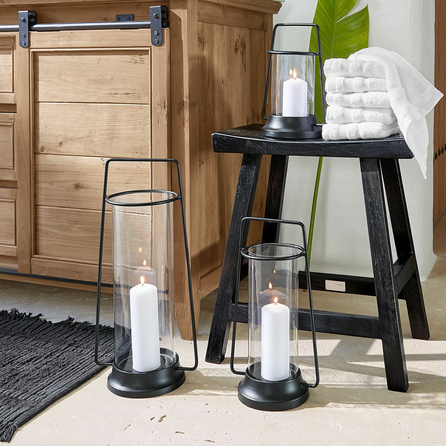 Set de 3 faroles Mirandel