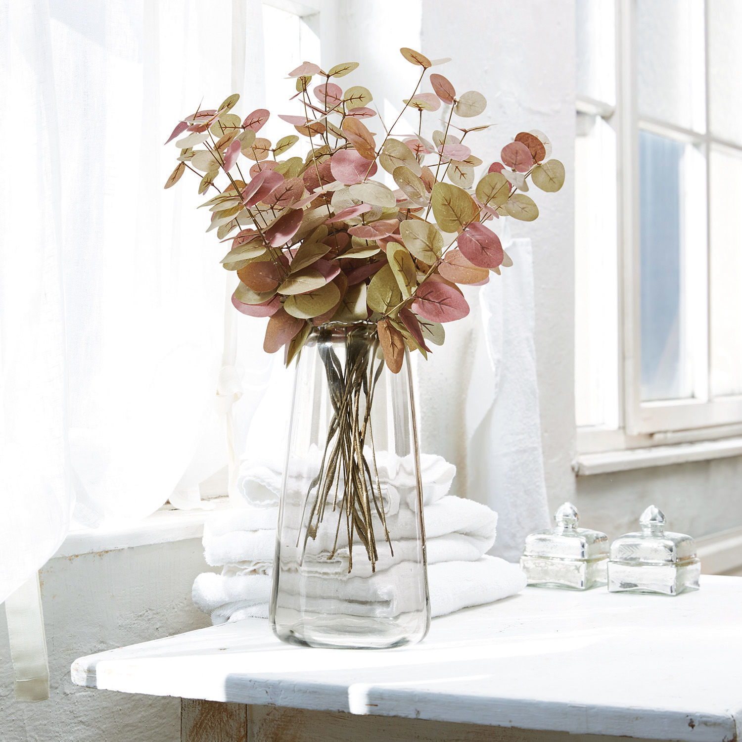 Set de 2 flores decorativas Pignon