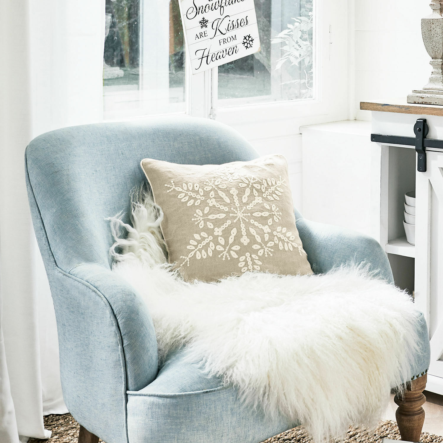 Funda de cojín Snowflake