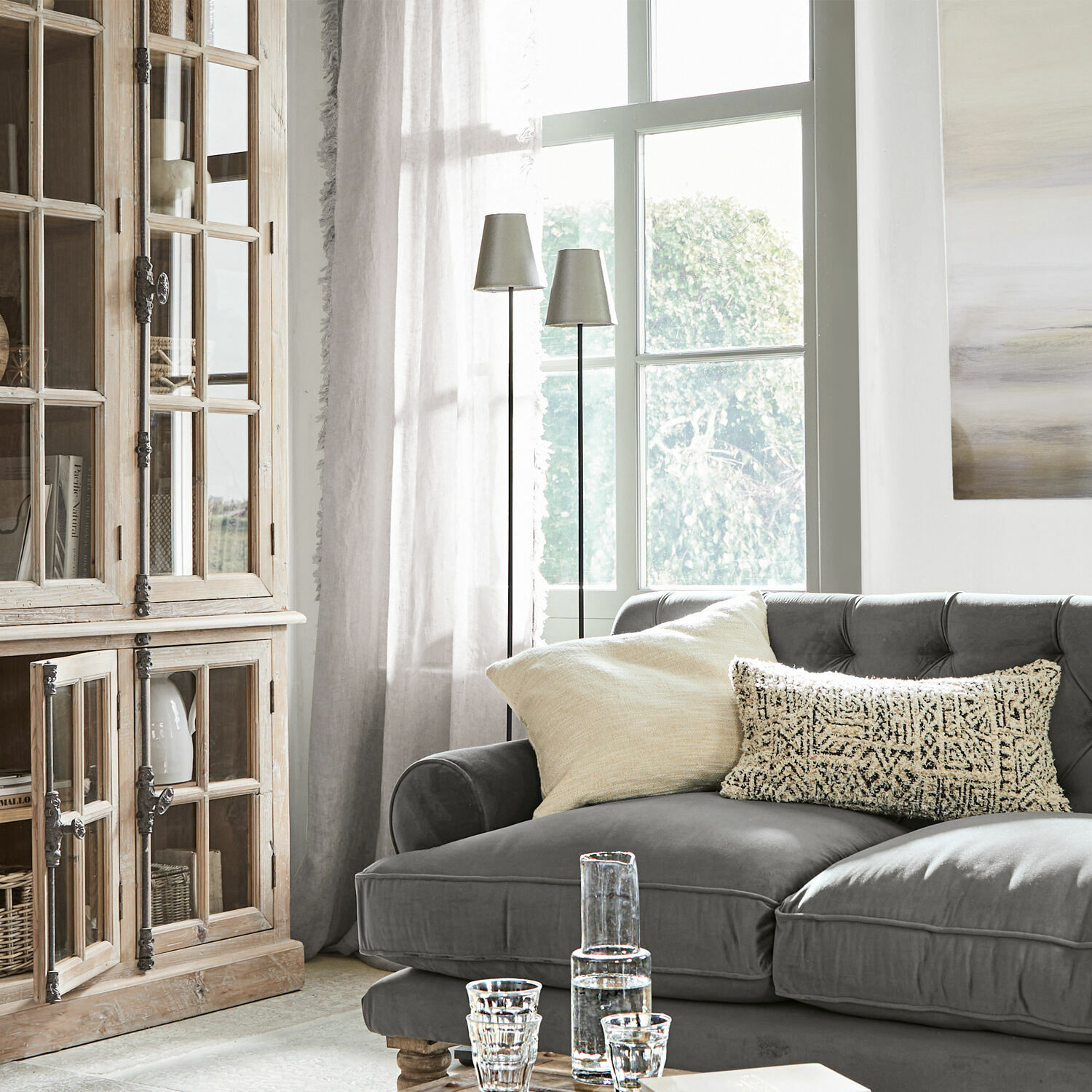 Set de 2 lámparas de pie Tacoma