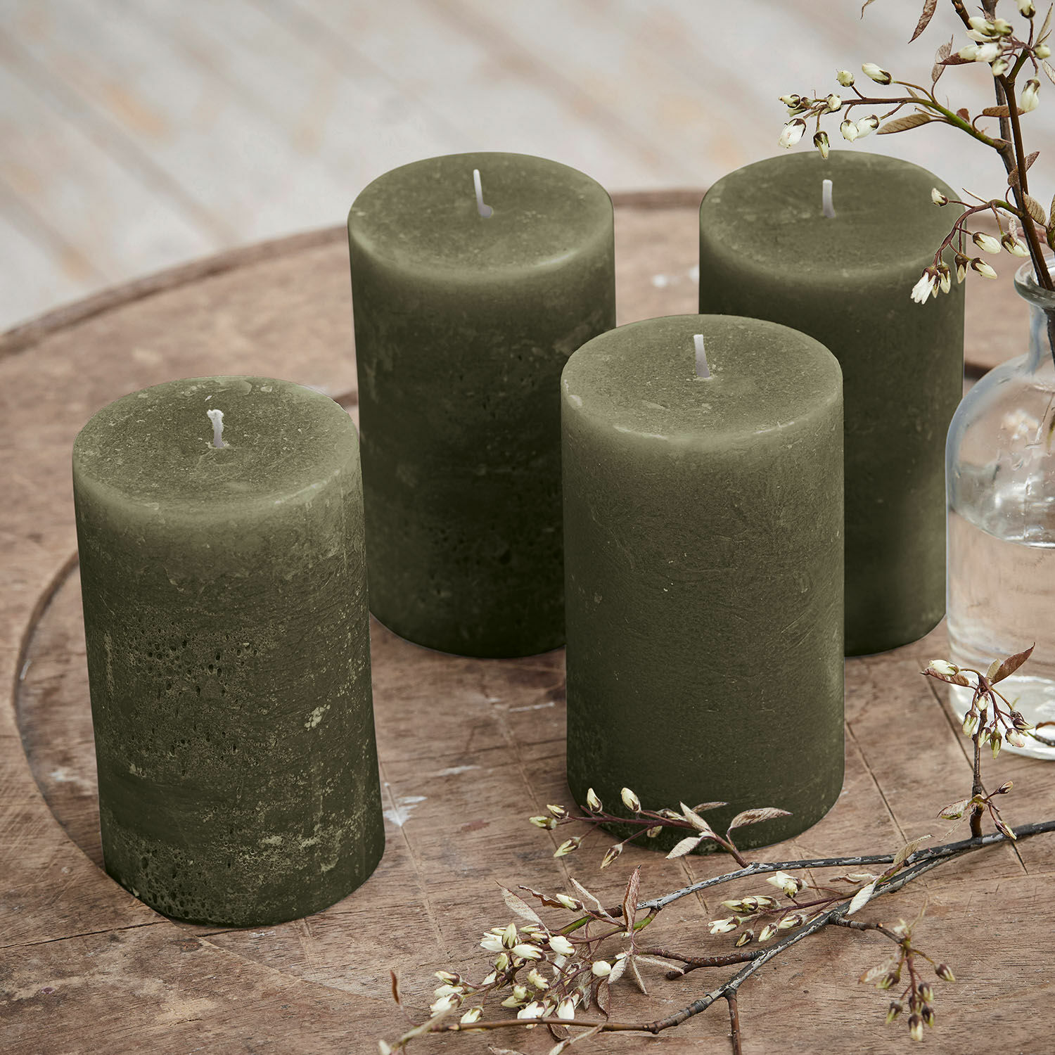 Set de 4 velas Braga