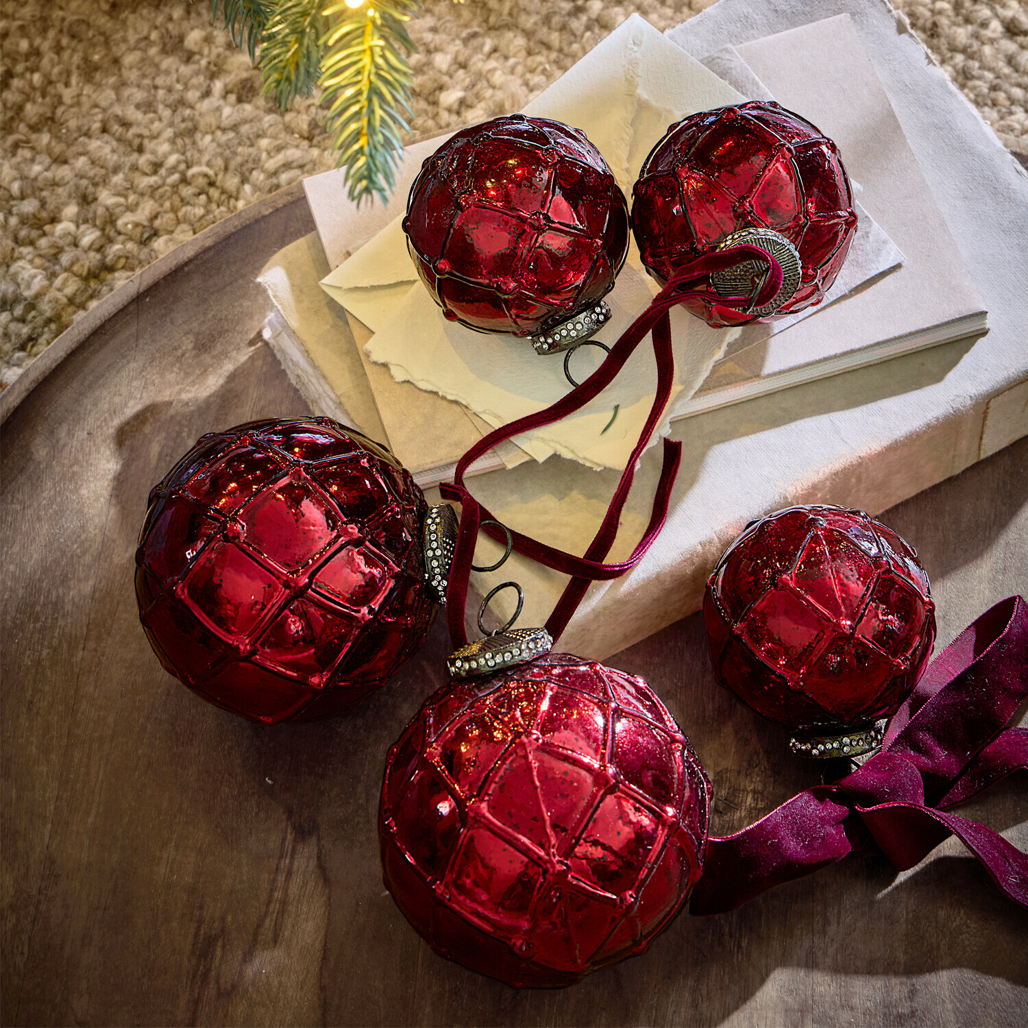 Set de 6 adornos navideños Roubi Set de 6 adornos navideños Roubi