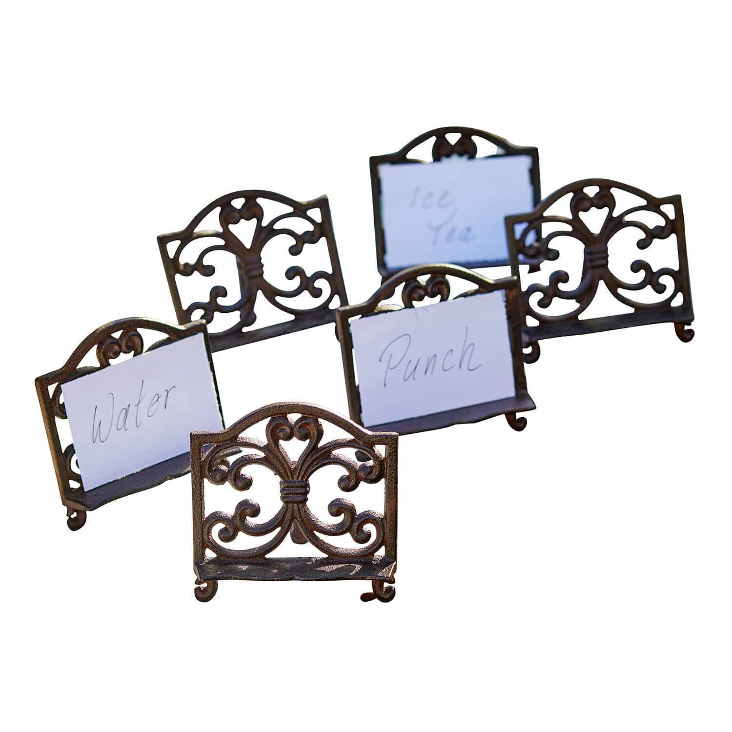 Set de 6 portatarjetas Plesnois