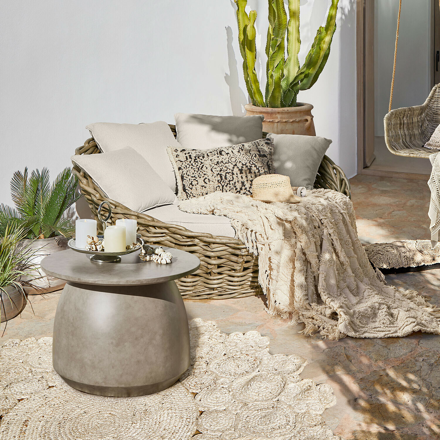 Tumbona redonda Varolinos