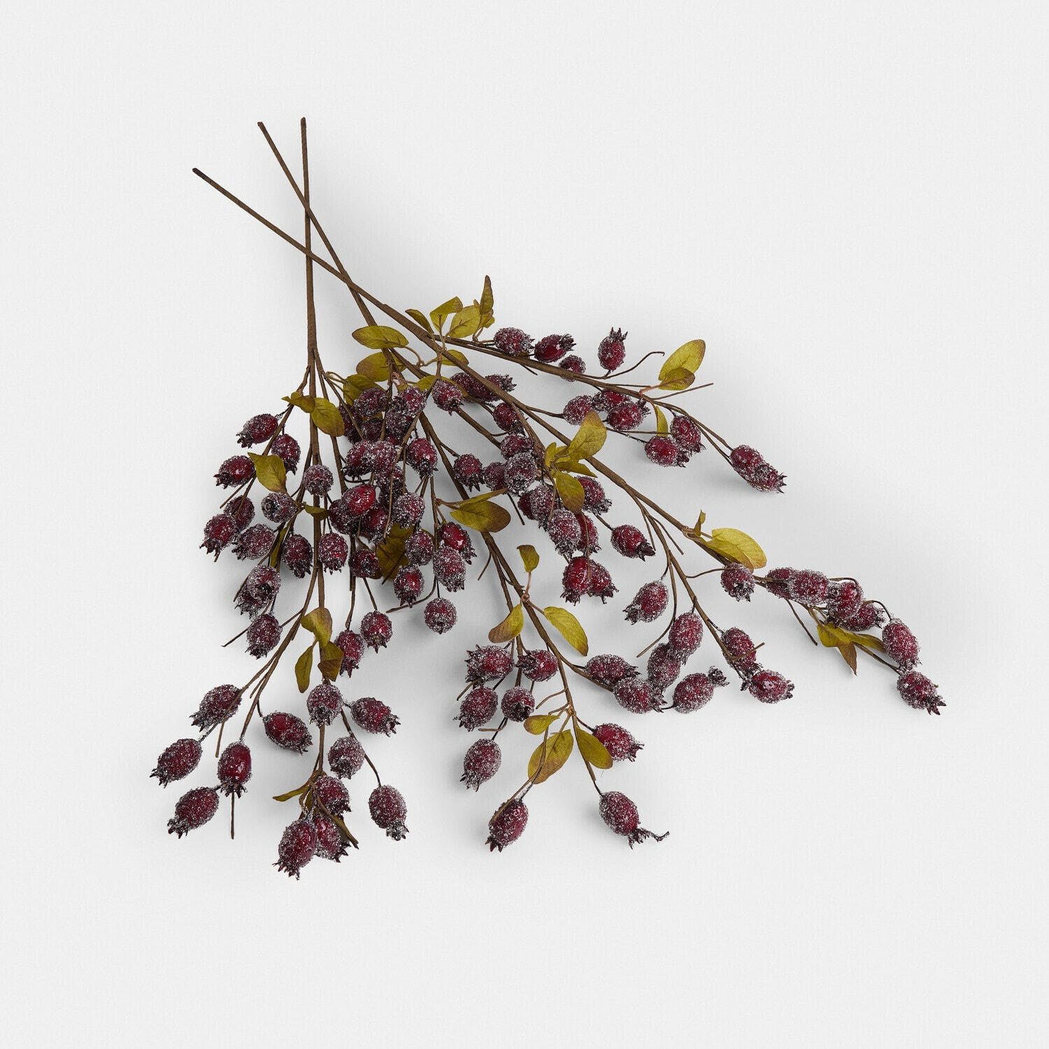 Set de 3 ramas artificiales de escaramujo Buttonbush