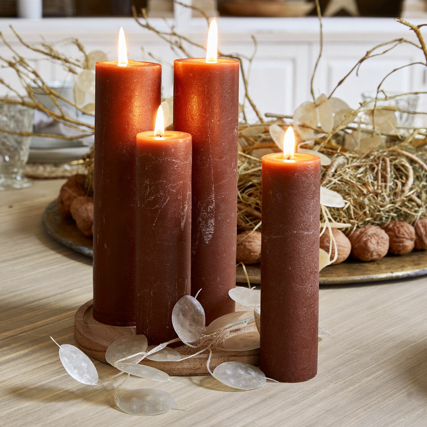 Set de 4 velas Avinal