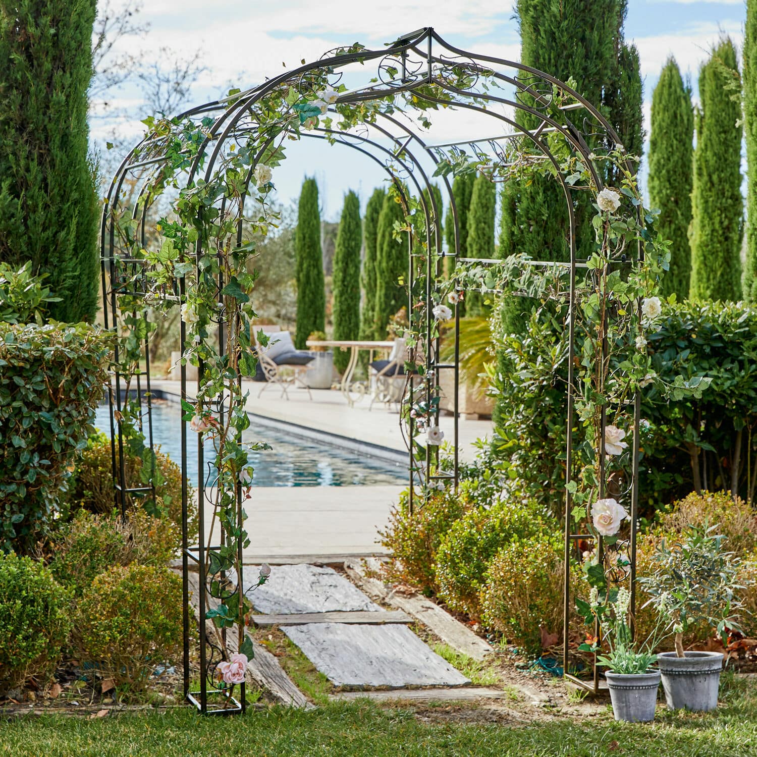 Arco de jardín Romaine