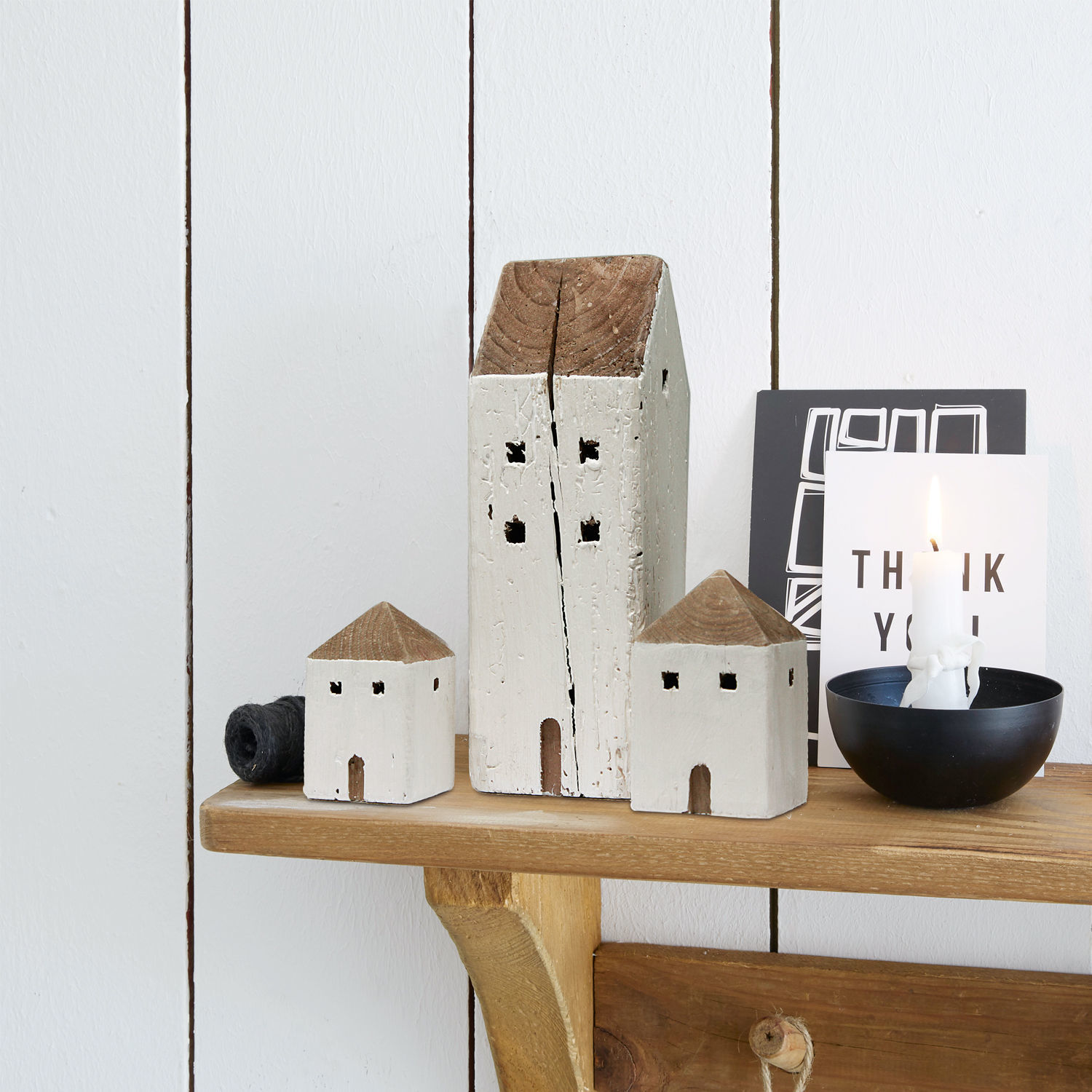 Set de 3 casitas decorativas Lormont