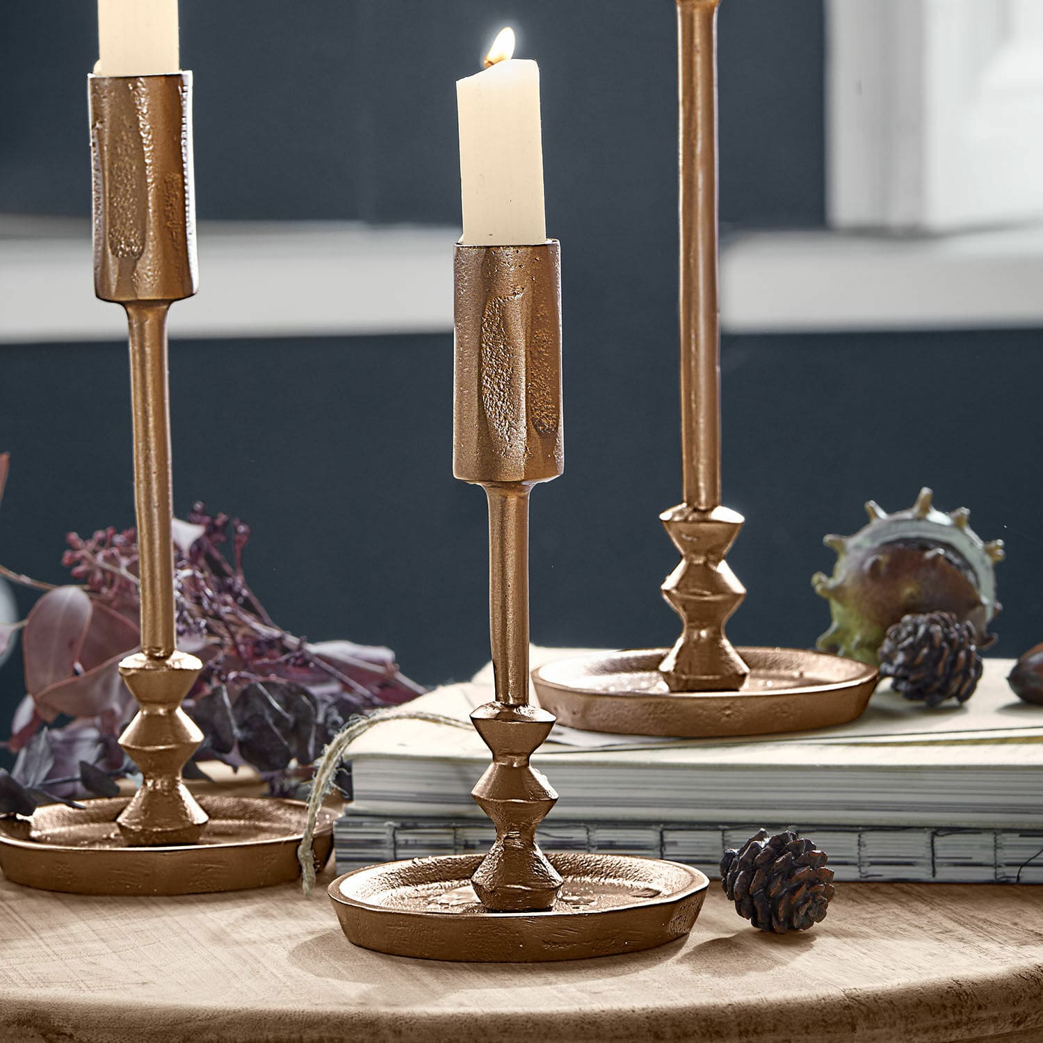 Set de 3 candeleros Rivandre