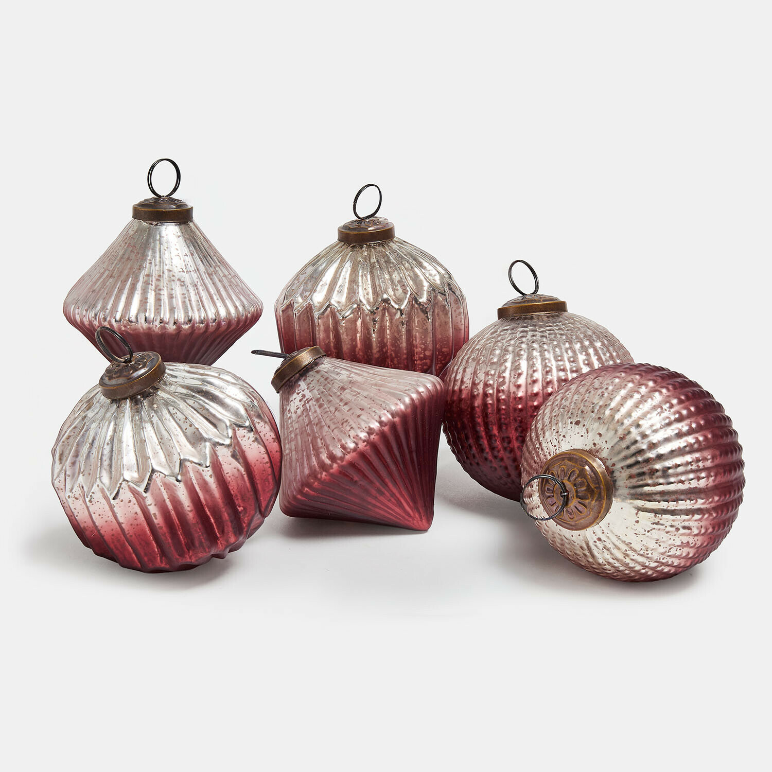 Set de 6 bolas de Navidad Marquee