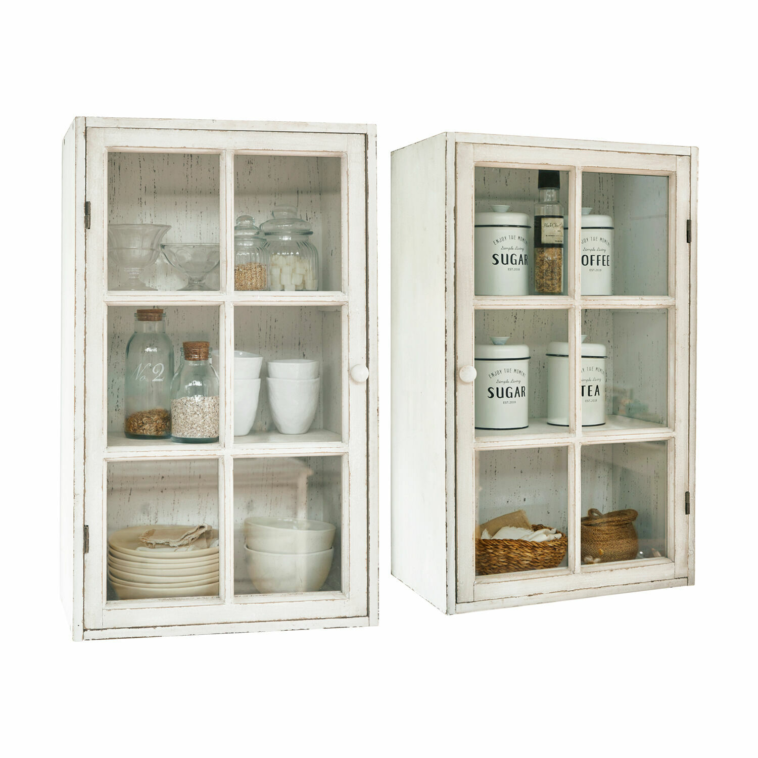 Set de 2 armarios de pared Piavo