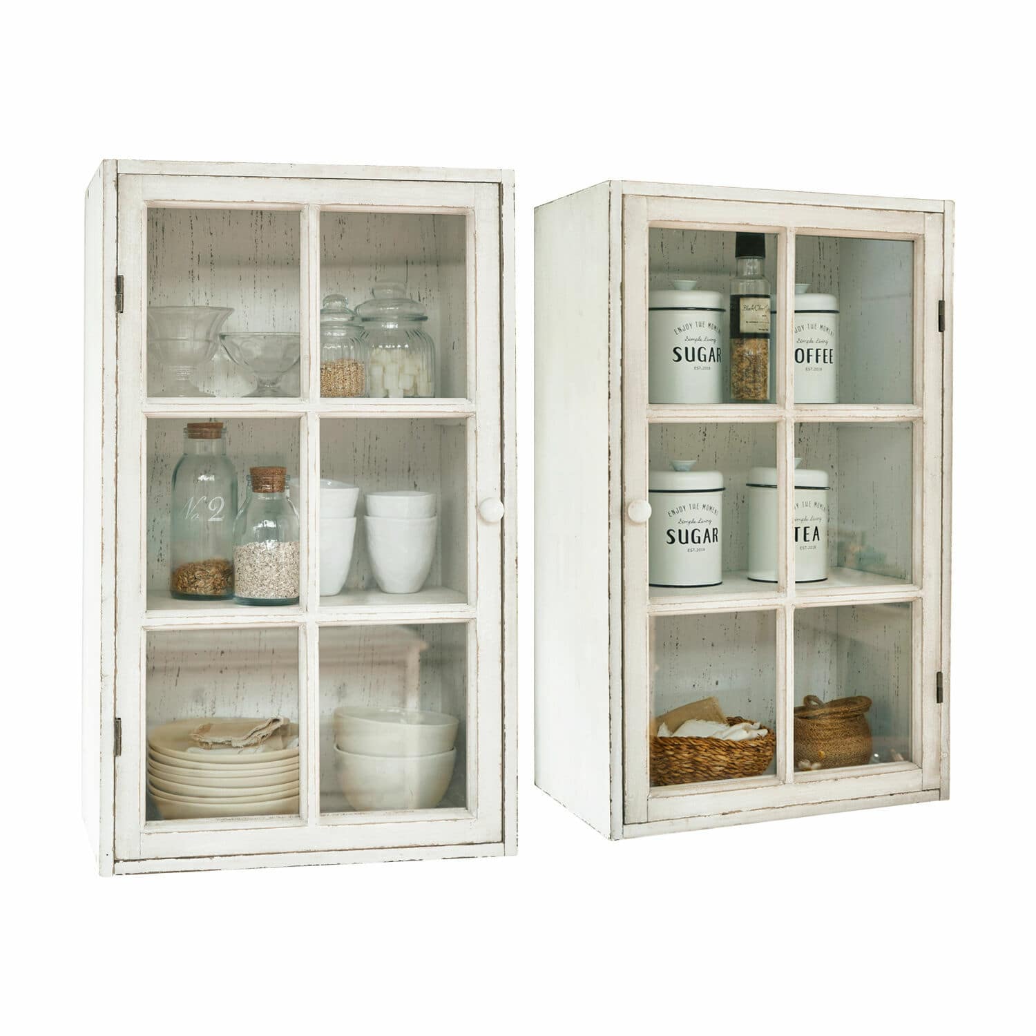 Set de 2 armarios de pared Piavo