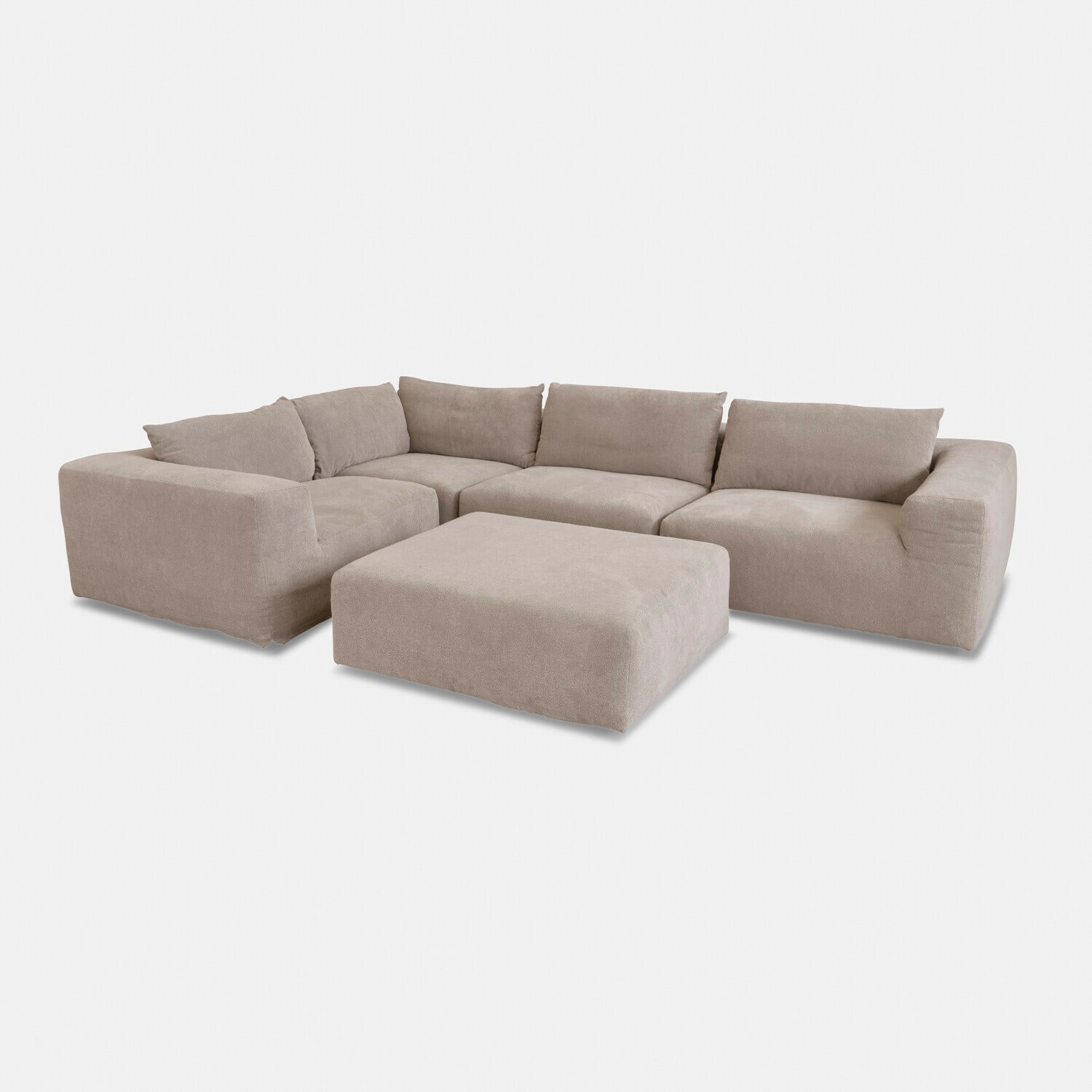 Sofá modular con otomana Northcombe