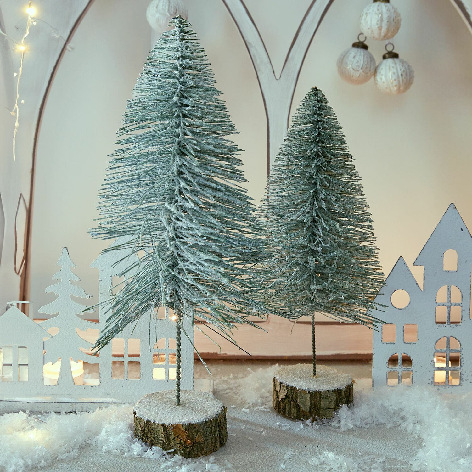 Árbol decorativo set de 2 Lyselle